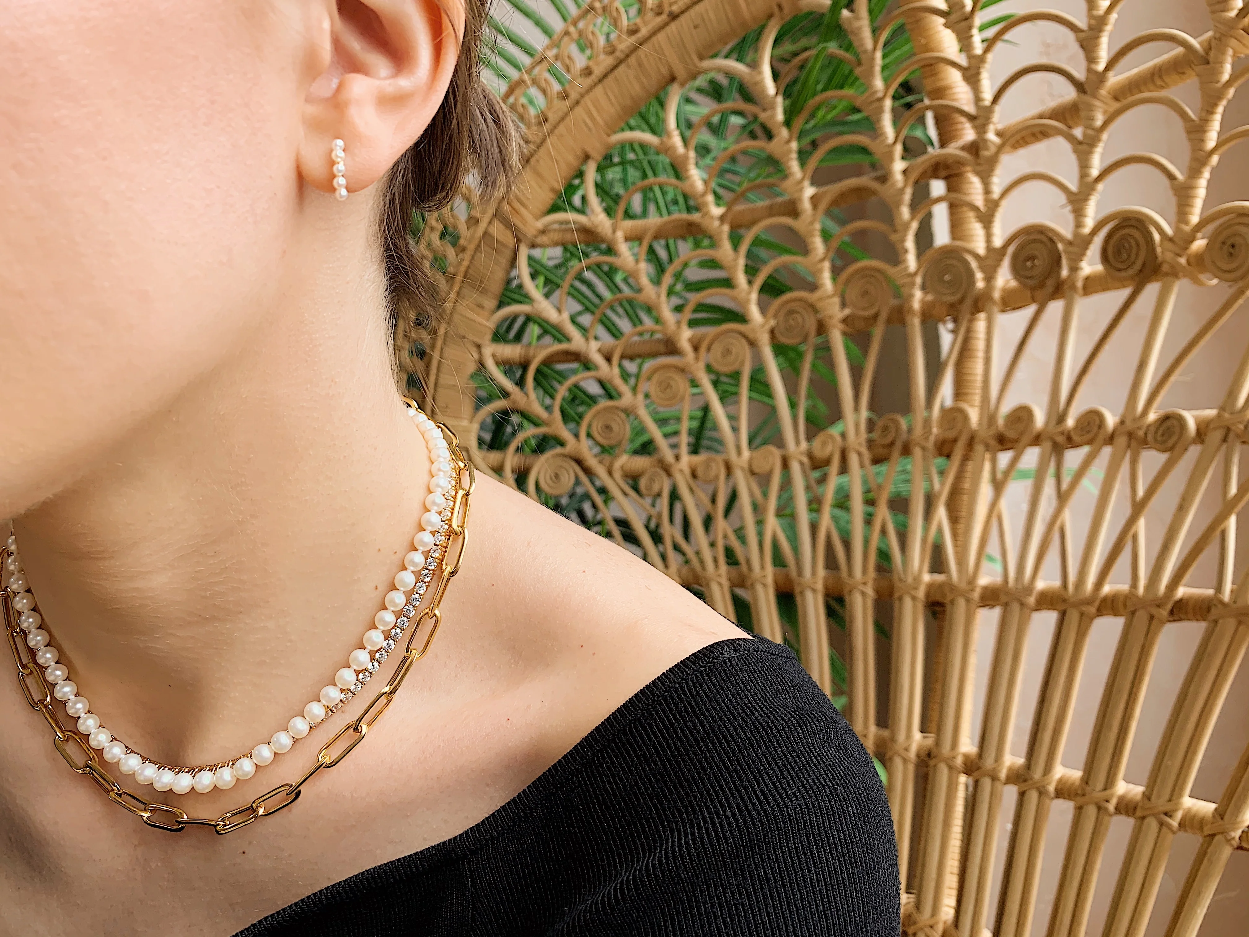 Sterling Silver 3mm Tennis Necklace - Image 5