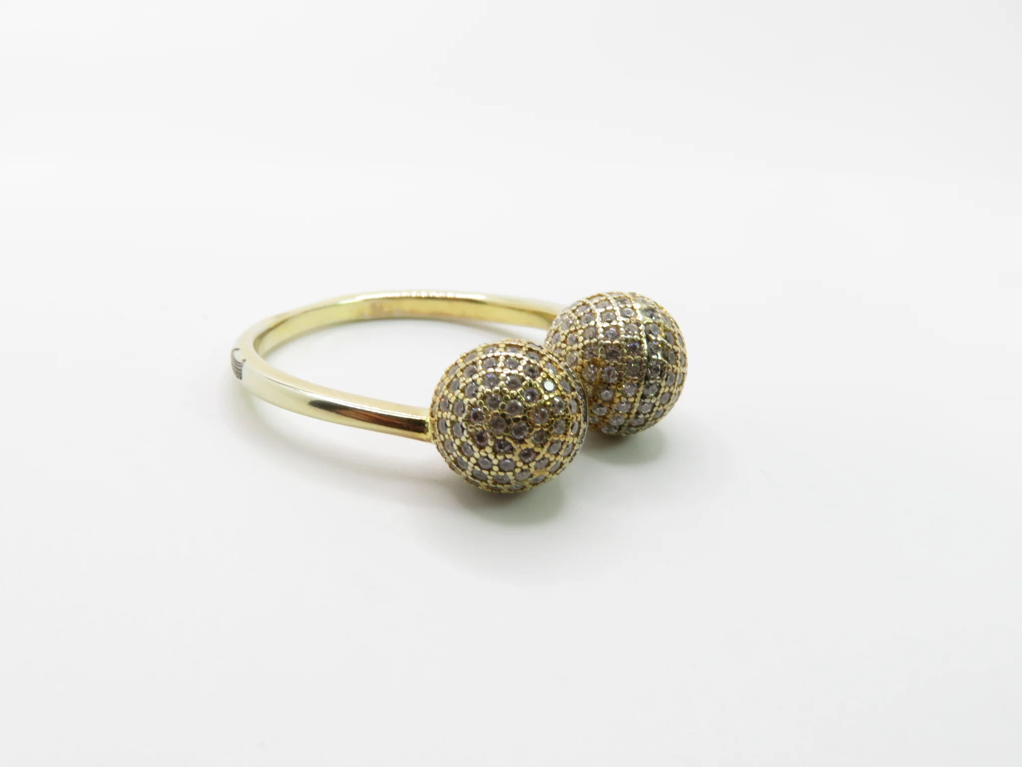 Sterling Silver Double Twist Ball Ring - Image 3