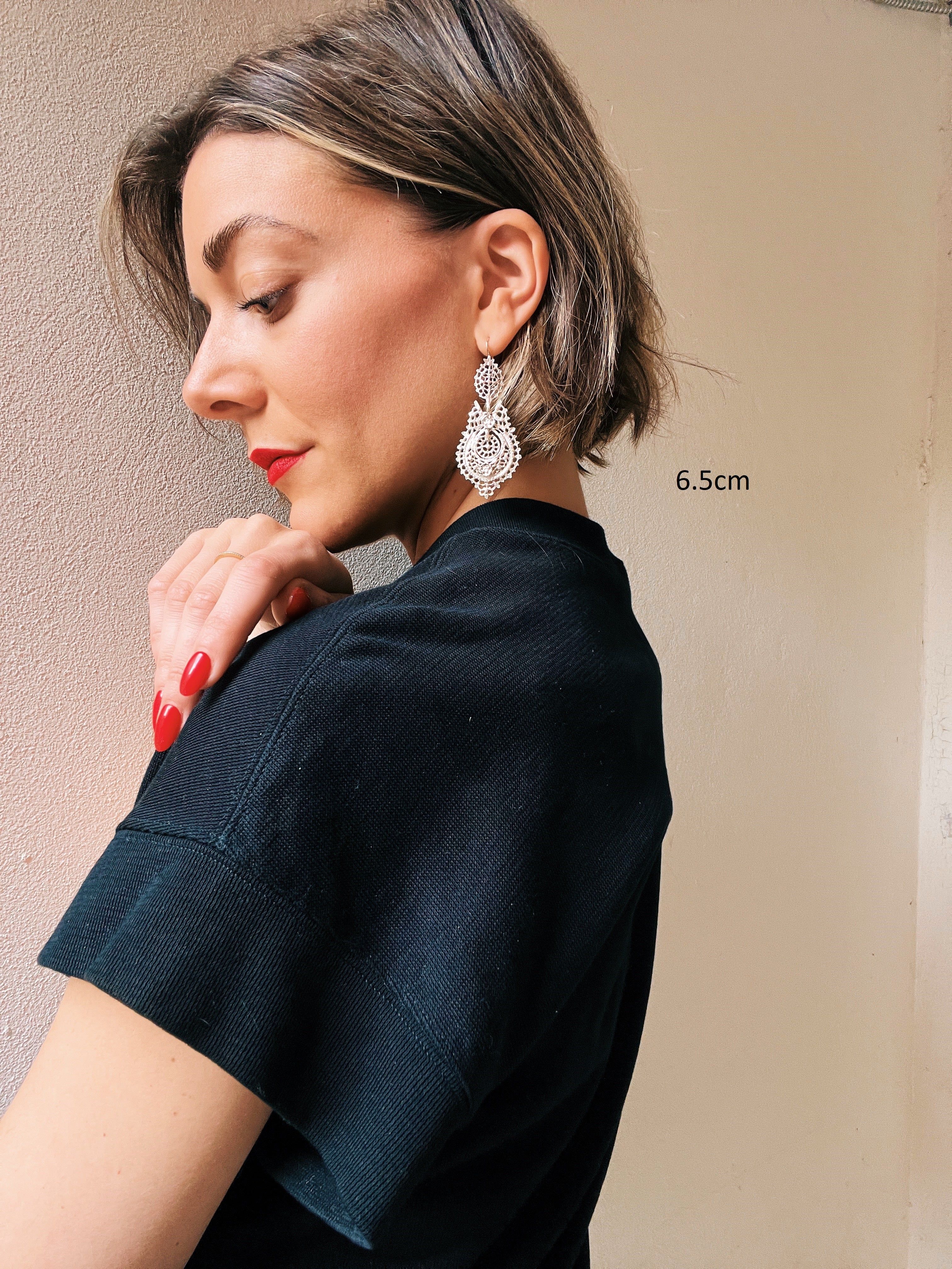Sterling Silver Brincos Rainha - Image 10
