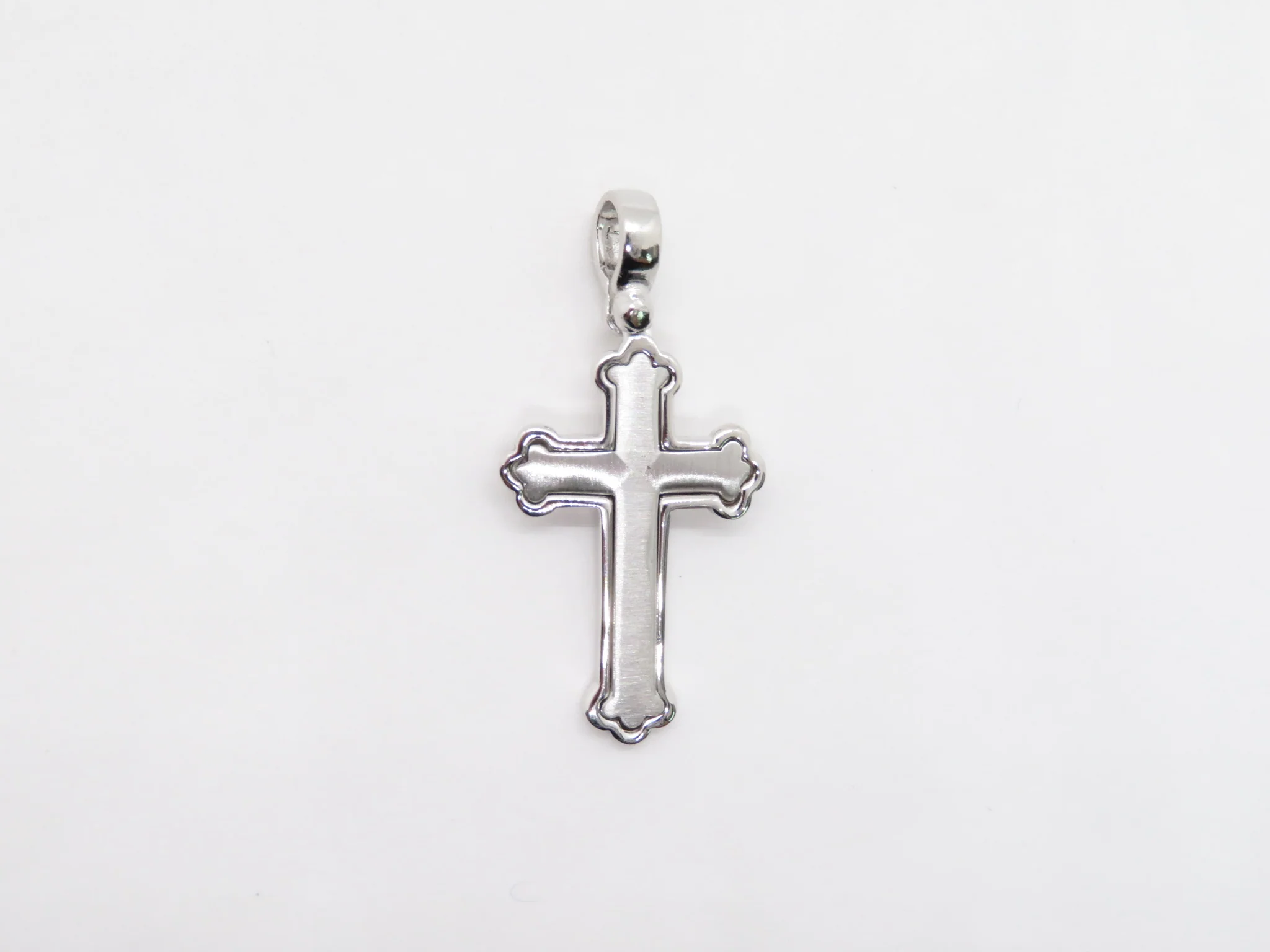 Sterling Silver Small Budded Cross - Image 3