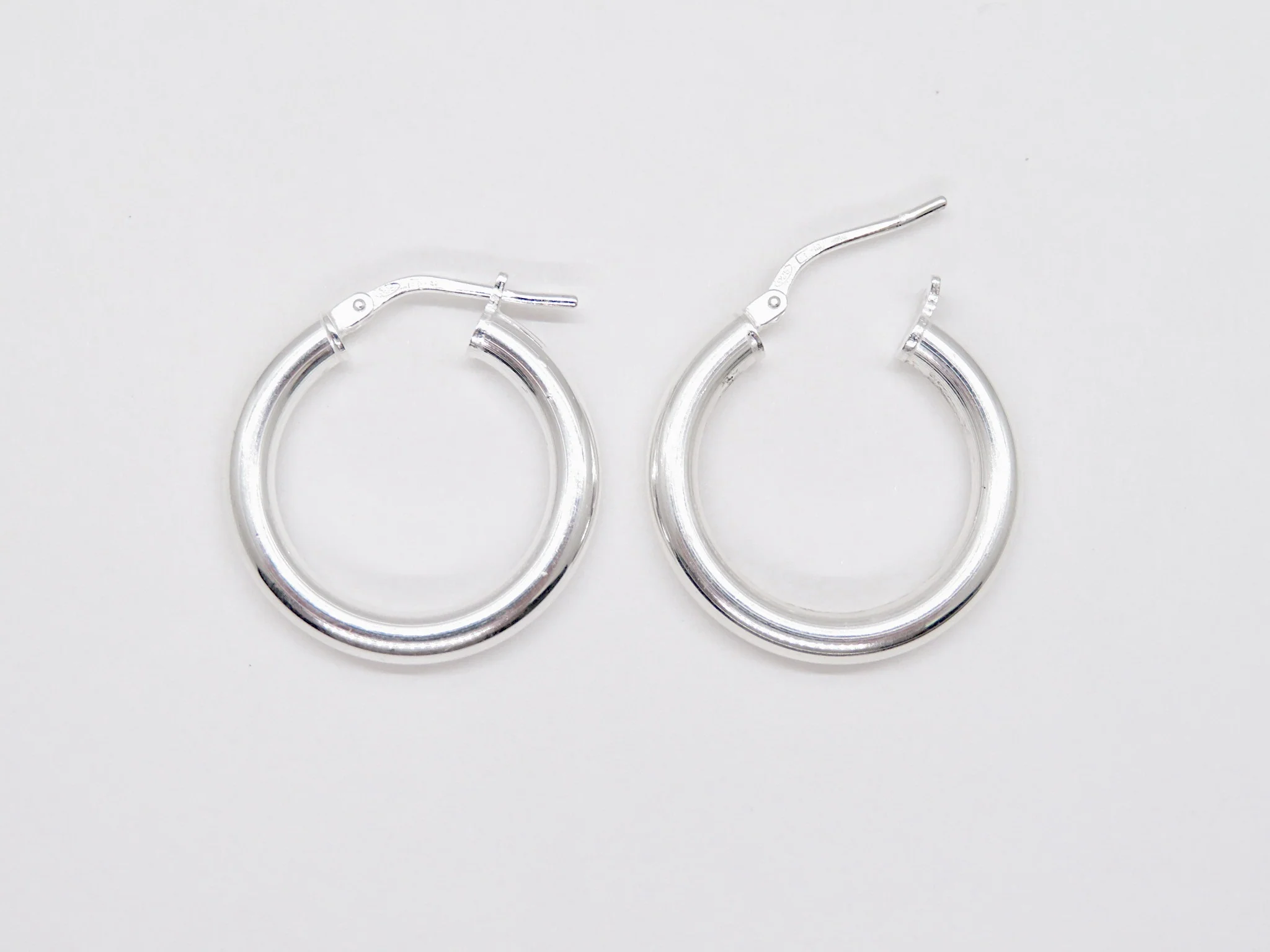 Sterling Silver Chunky Hoops - Image 3