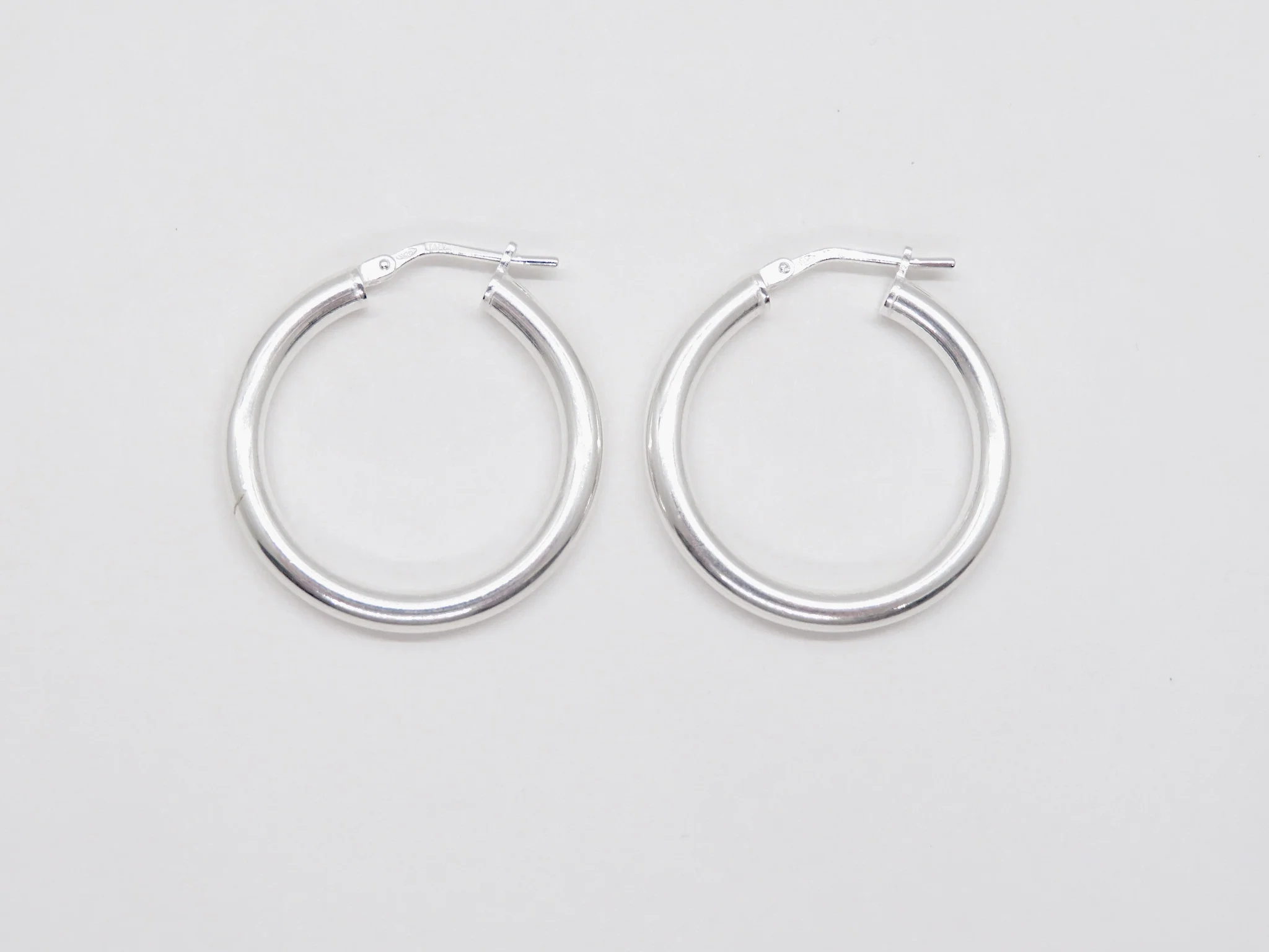Sterling Silver Chunky Hoops - Image 5