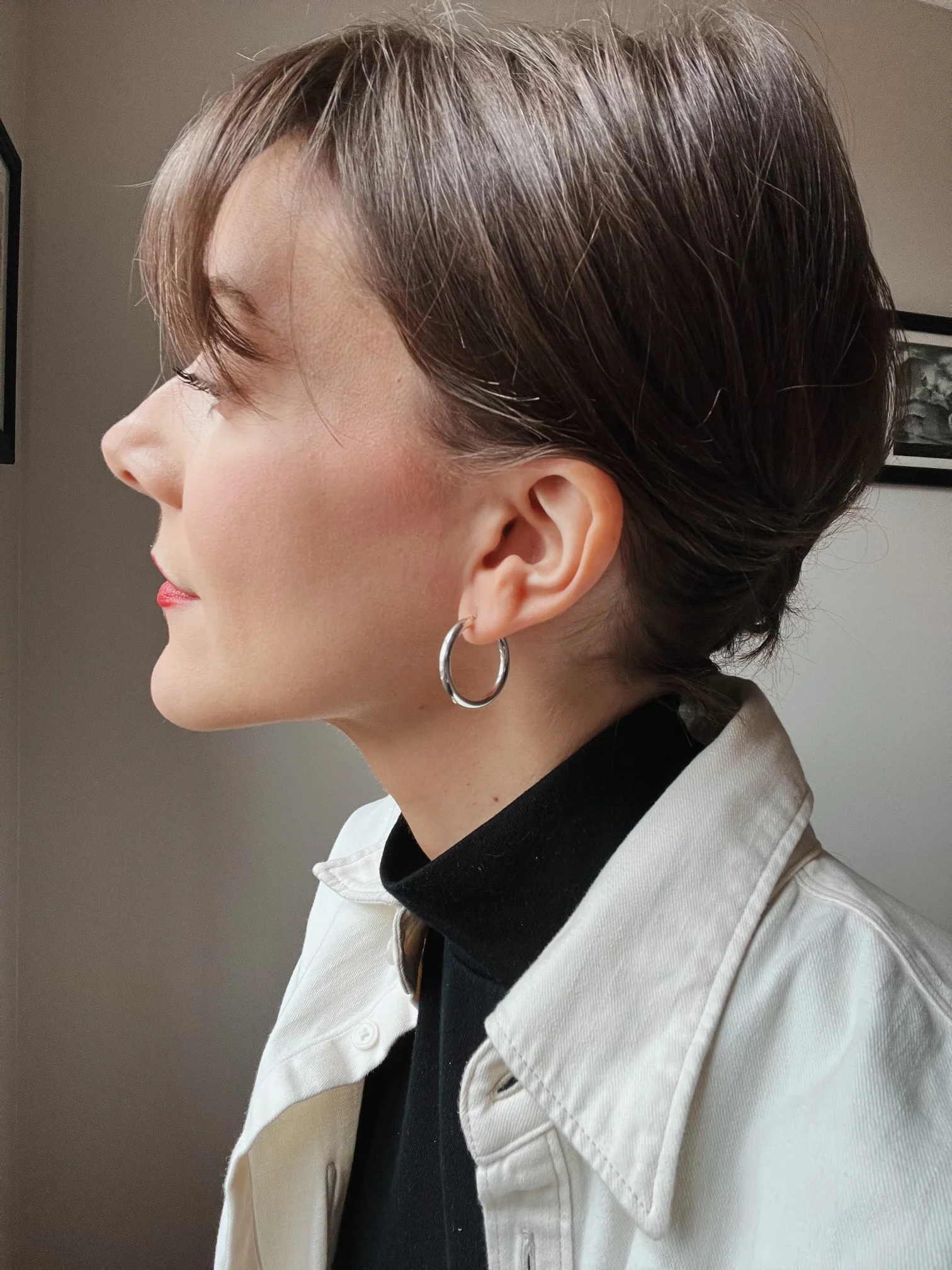 Sterling Silver Chunky Hoops - Image 6