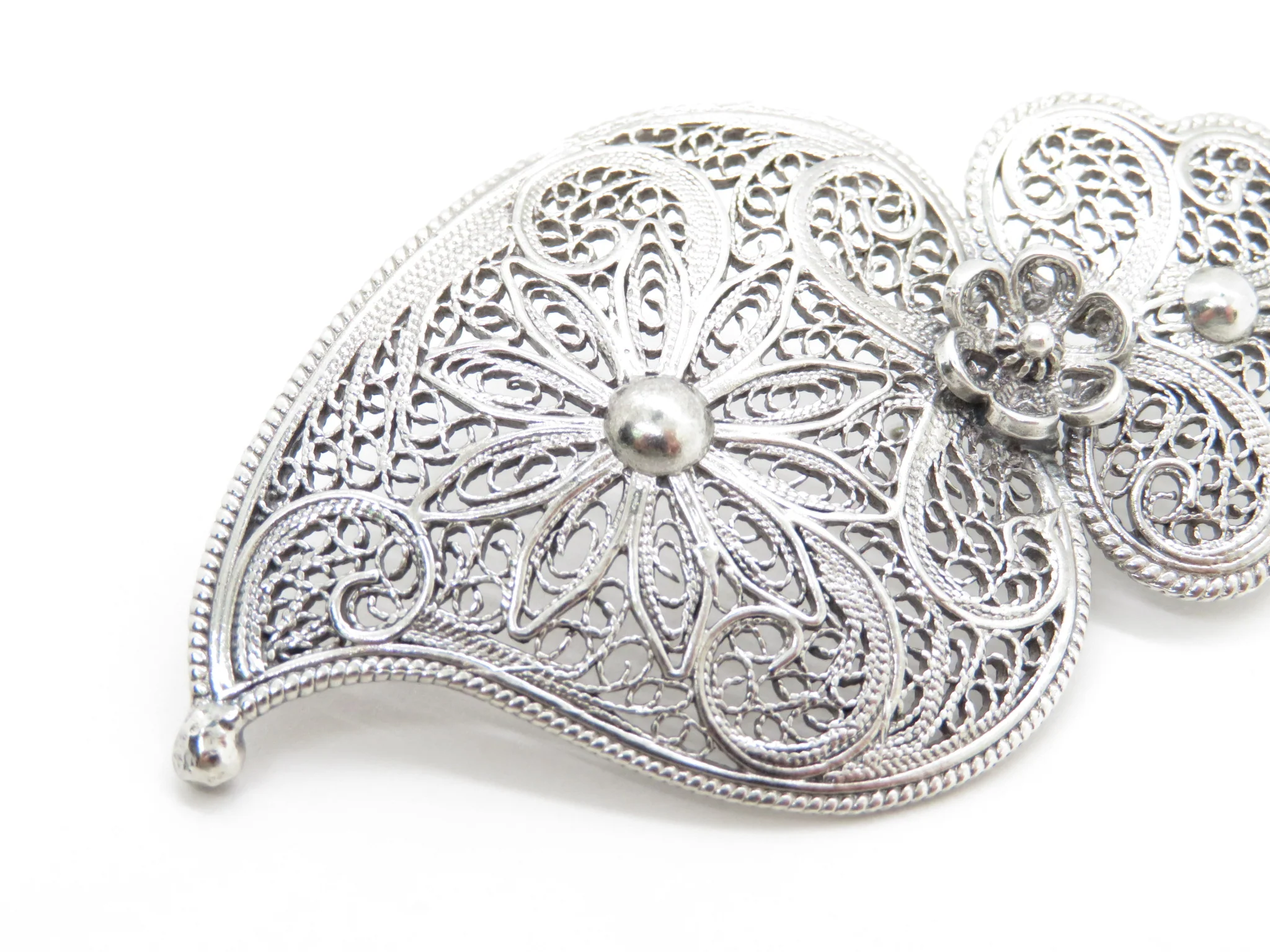 Sterling Silver Coração de Viana Earrings - Image 3
