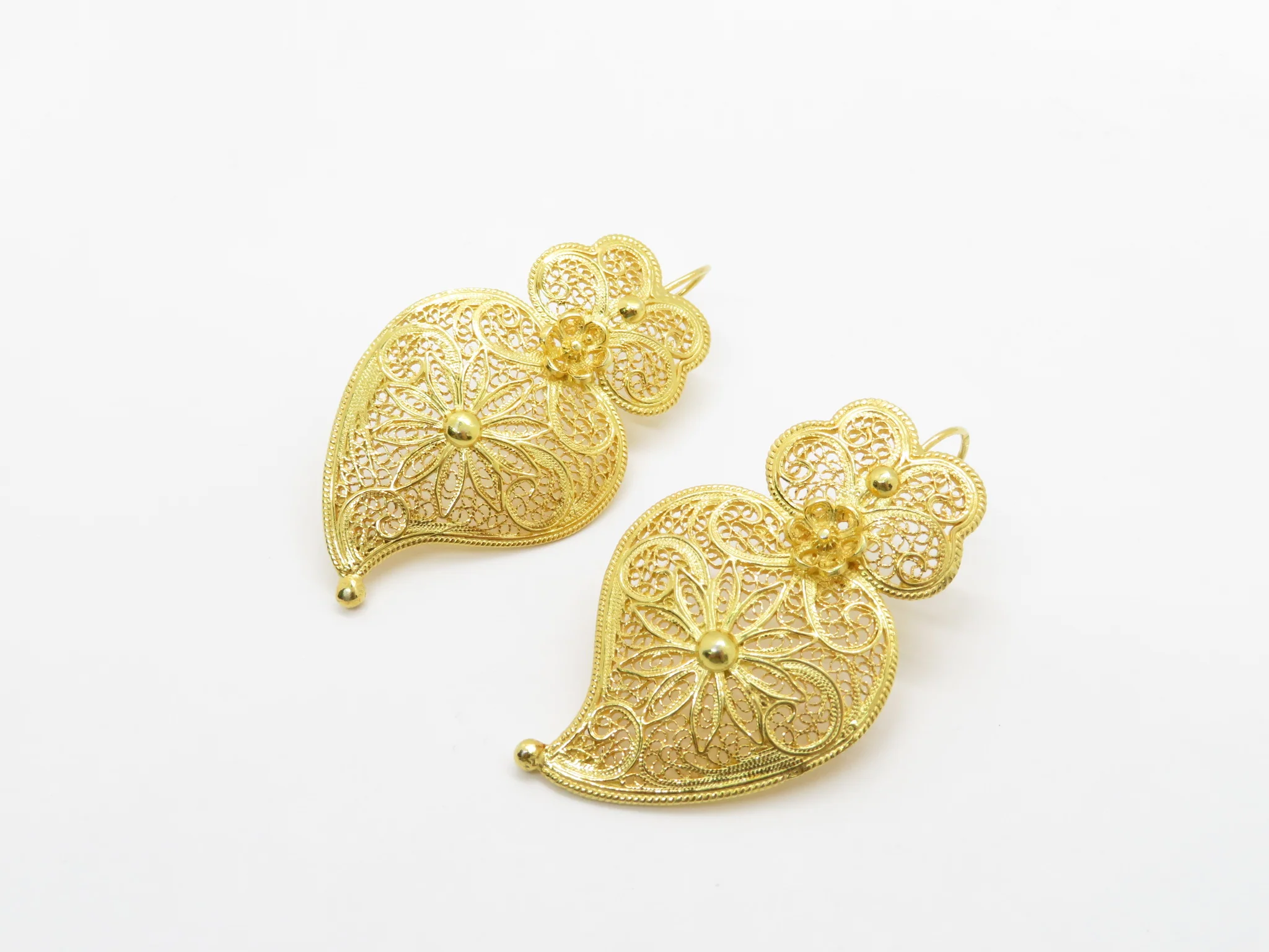 Sterling Silver Coração de Viana Earrings - Image 4