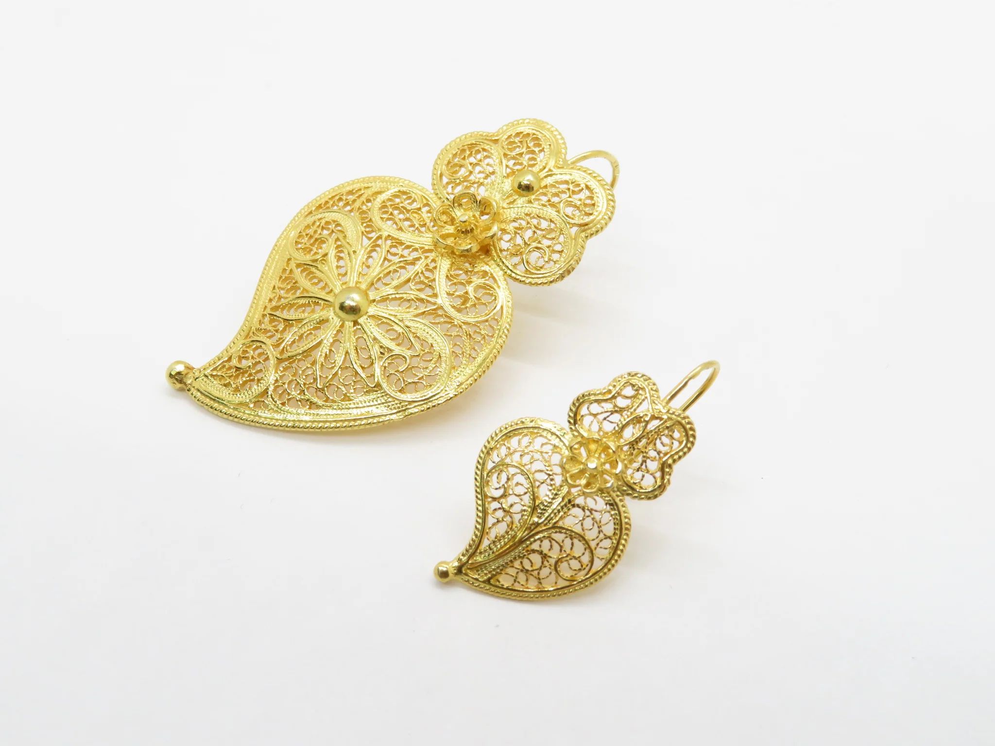 Sterling Silver Coração de Viana Earrings - Image 9