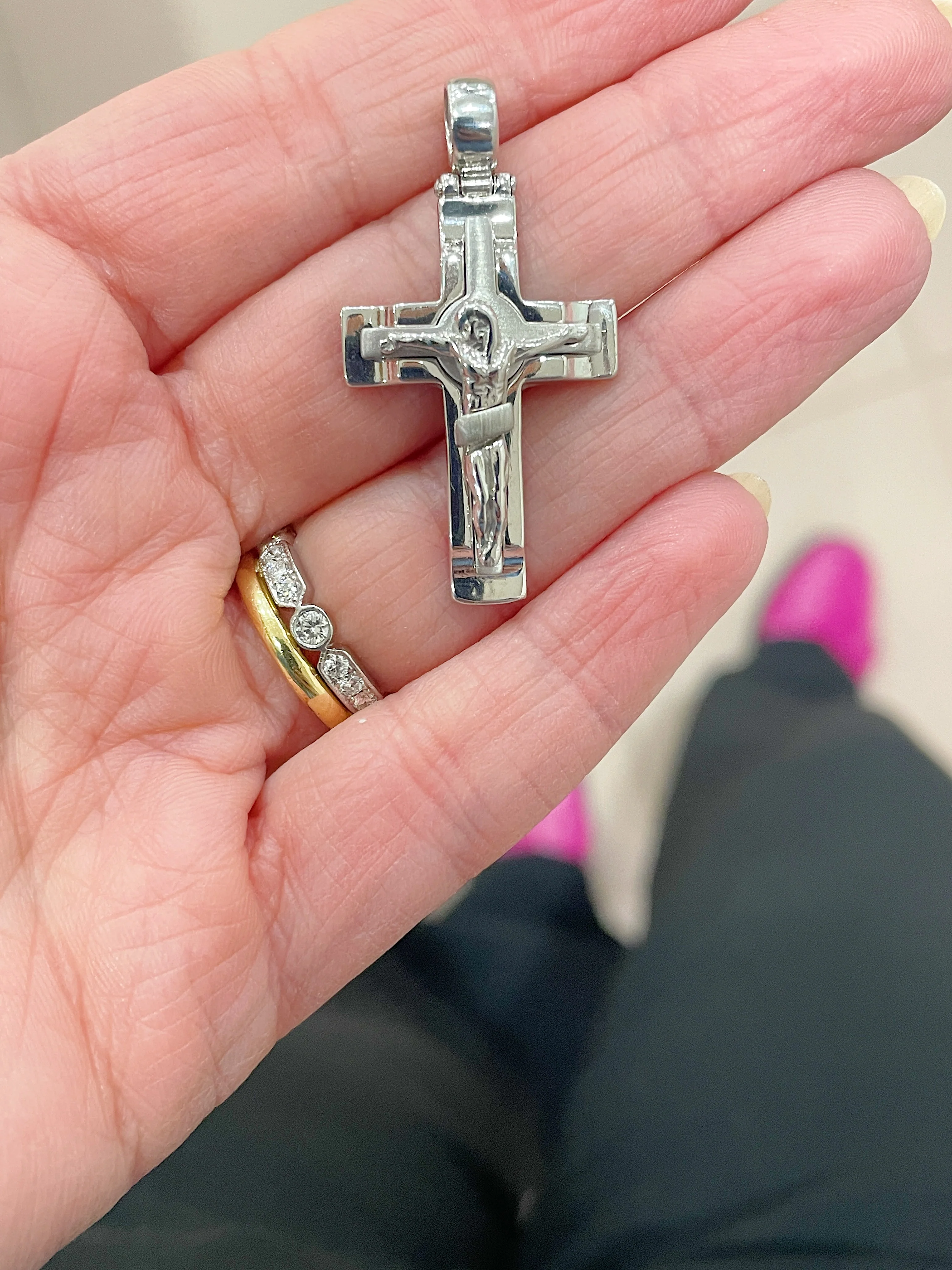 Sterling Silver Cross Pendant - Image 2