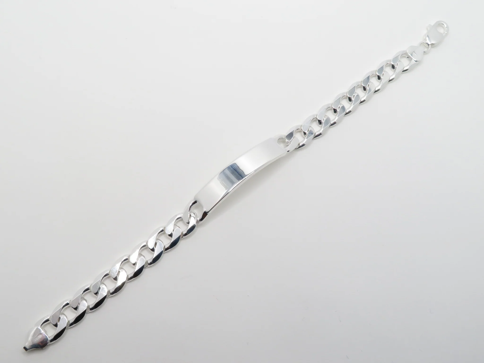 Sterling Silver Curb ID Bracelet - Image 4