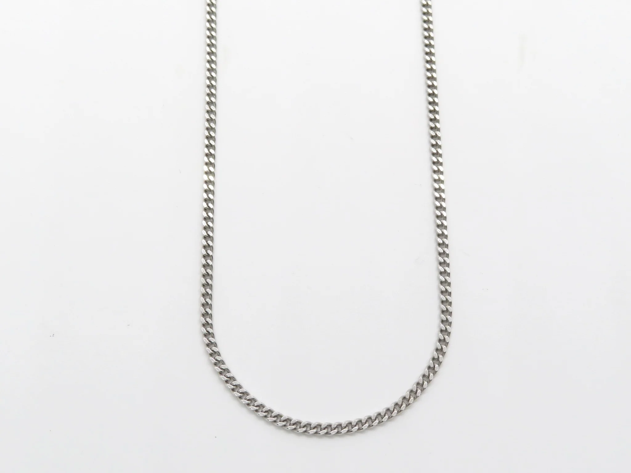 Sterling Silver Curb Necklace - Image 6