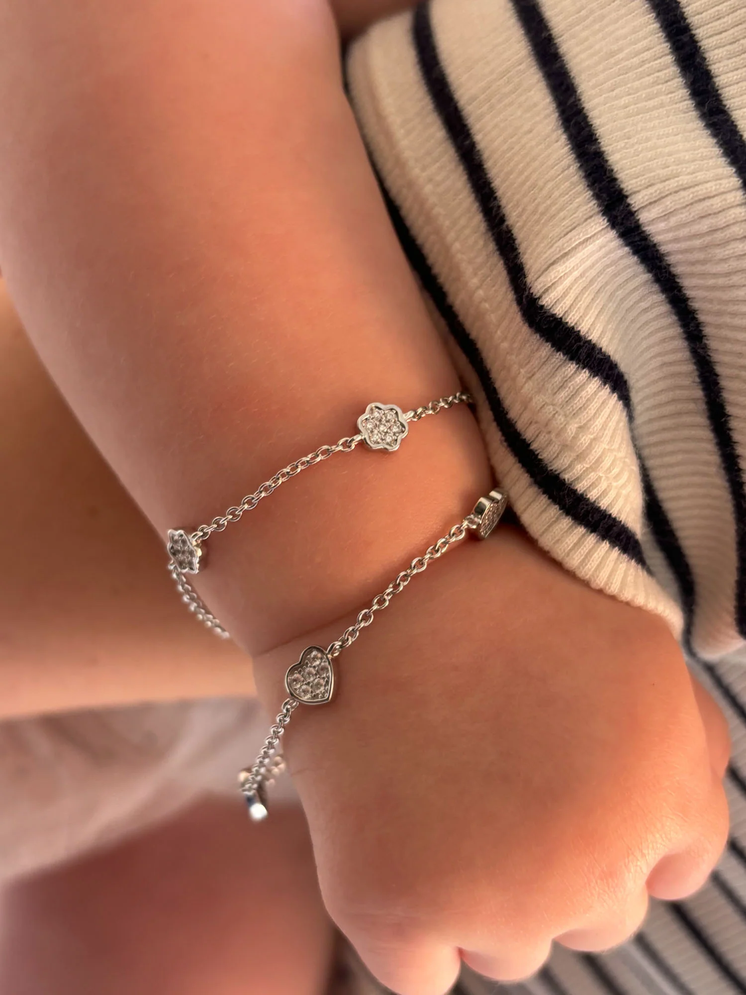 Sterling Silver Heart Bracelet - Image 2