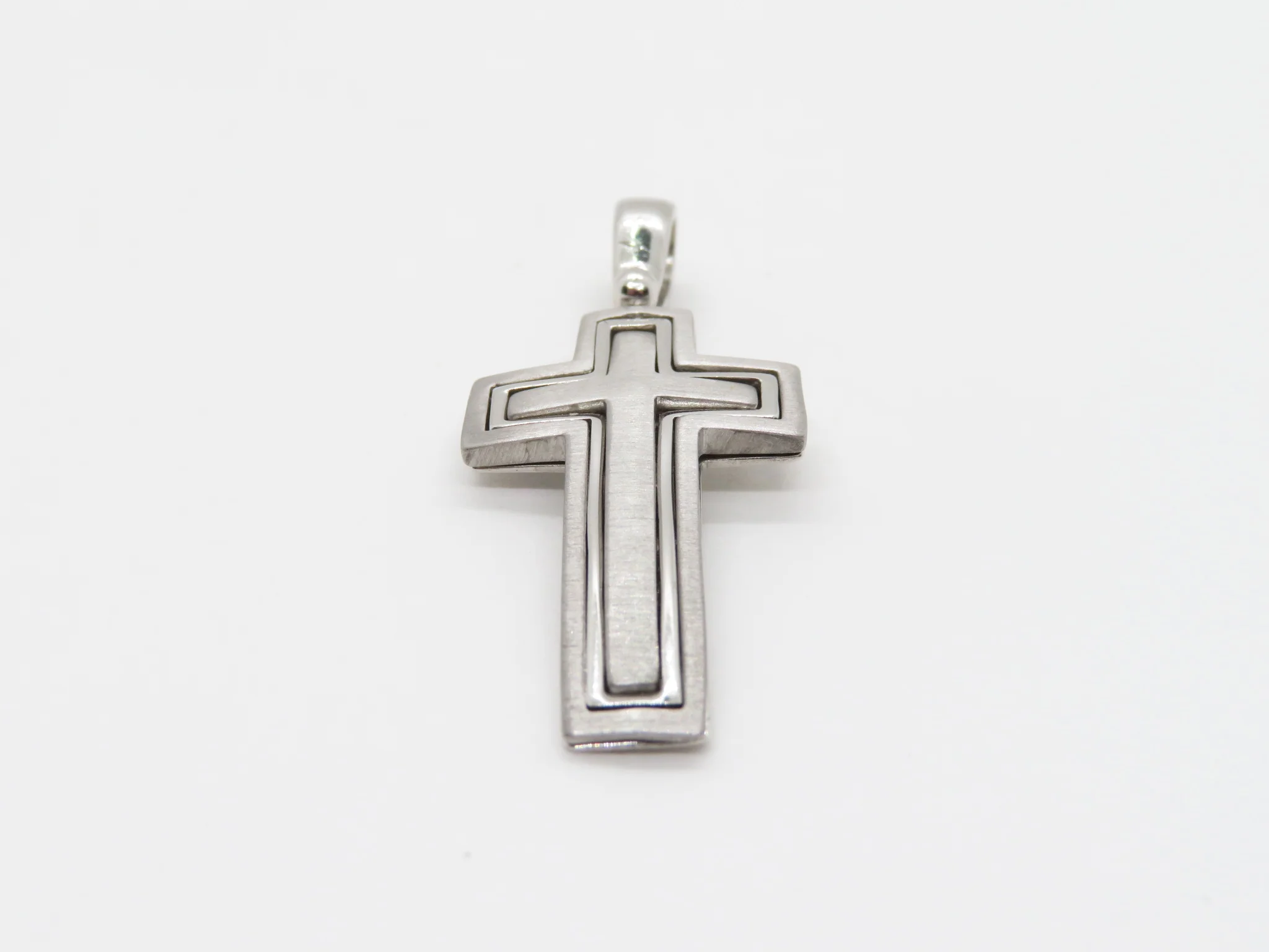 Sterling Silver Double Cross - Image 3
