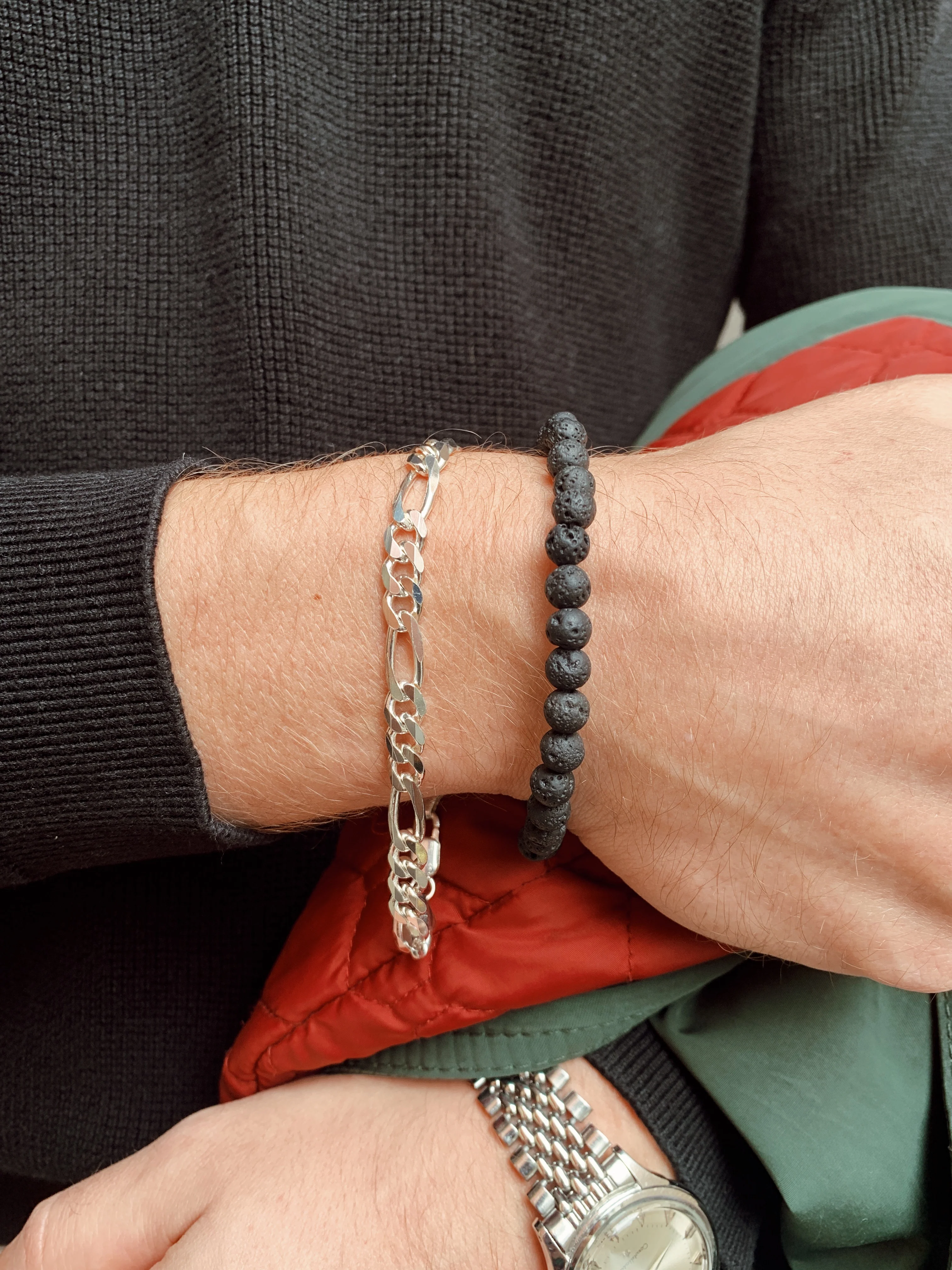Sterling Silver Figaro Bracelet - Image 2
