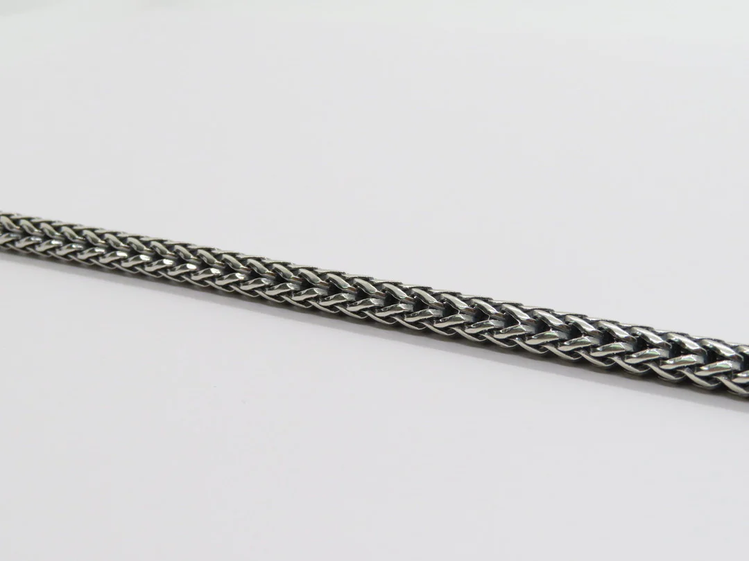 Sterling Silver Franco Link Bracelet - Image 4
