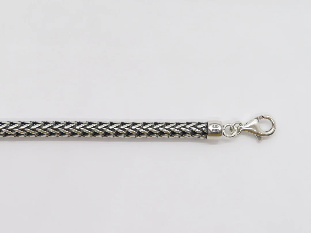 Sterling Silver Franco Link Bracelet - Image 5
