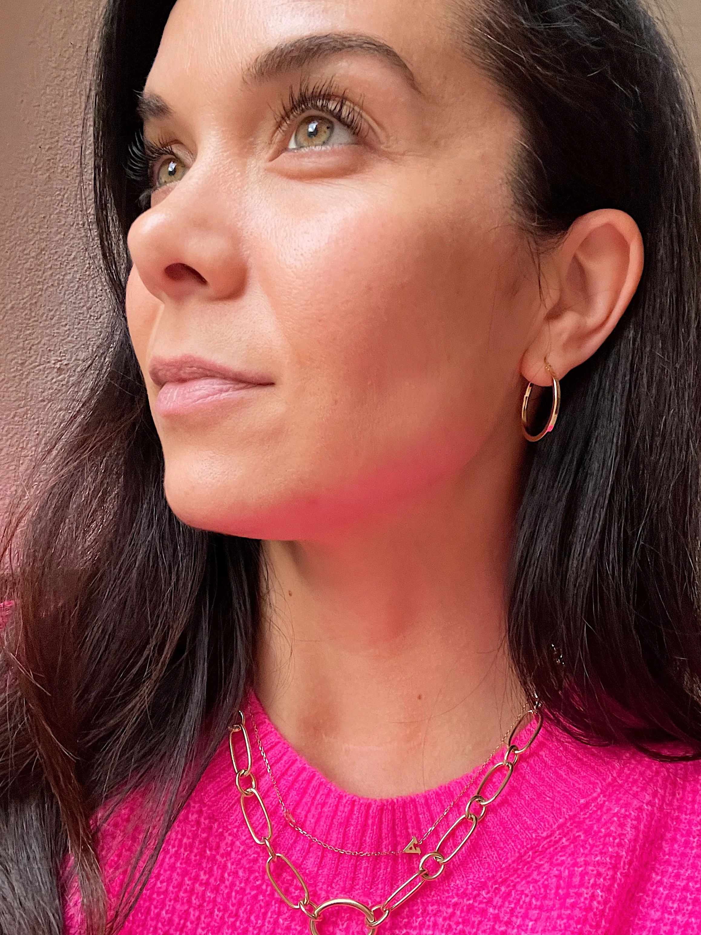 Sterling Silver High Polish Flat Hoops - Image 3