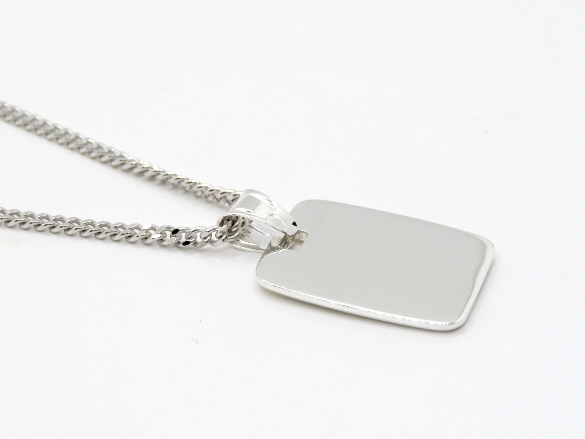 Sterling Silver Cushion Pendant - Image 4