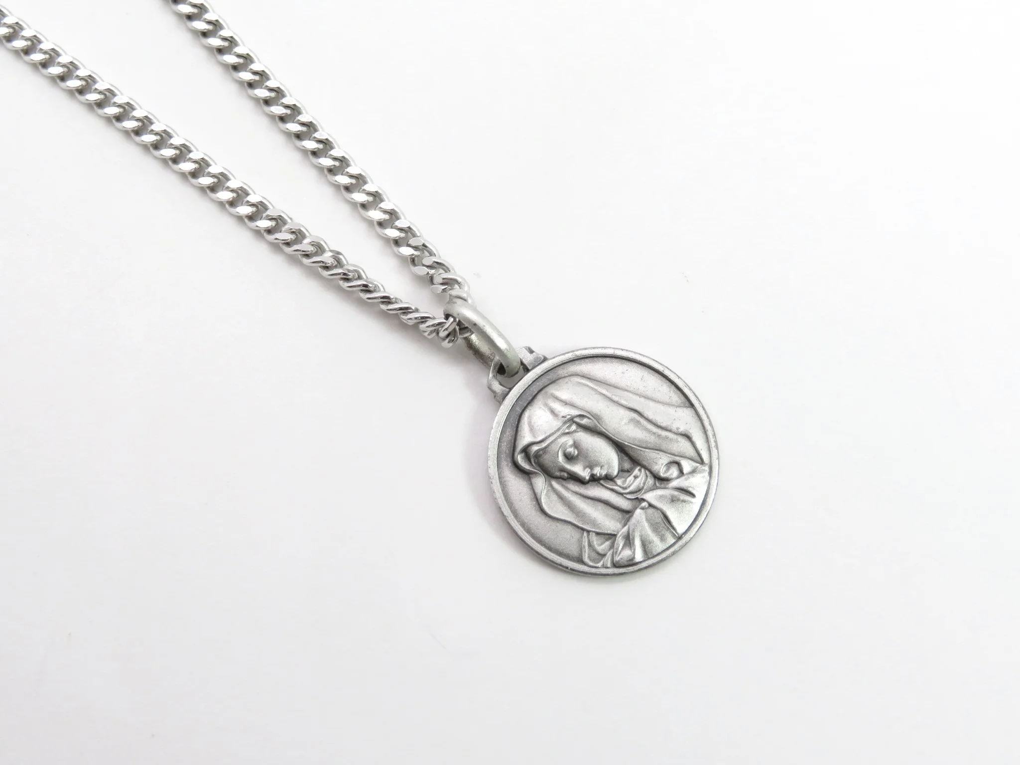 Sterling Silver Madonna Medallion - Image 4