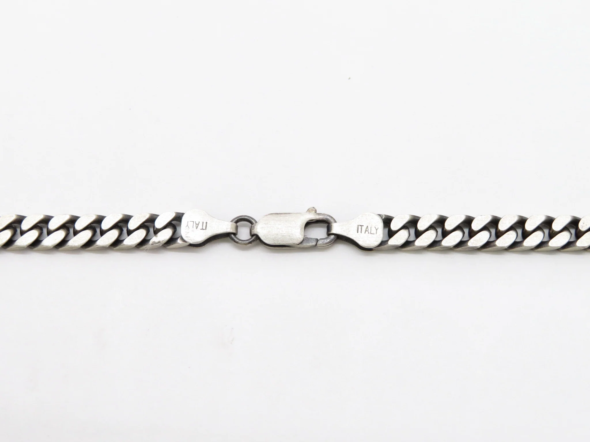 Sterling Silver Oxidized Cuban Chain - Image 4