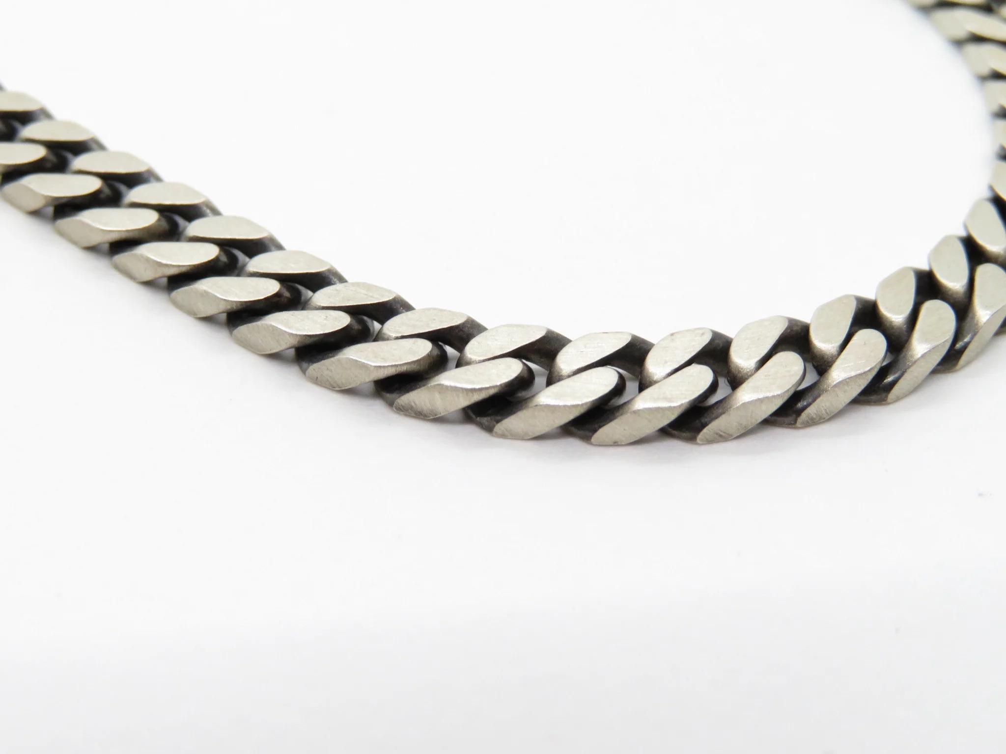 Sterling Silver Oxidized Cuban Chain - Image 5