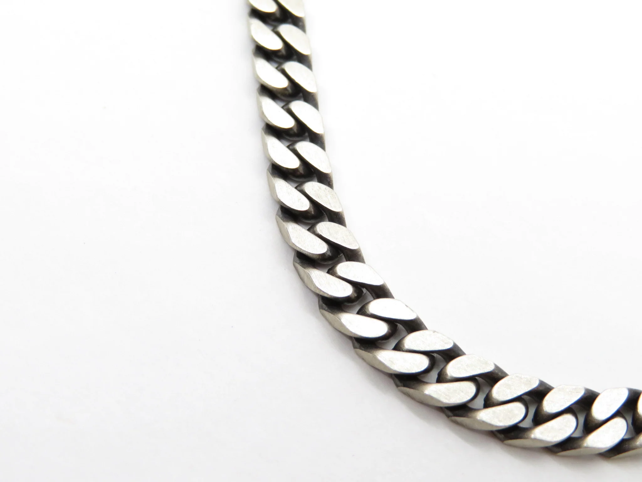 Sterling Silver Oxidized Cuban Chain - Image 6