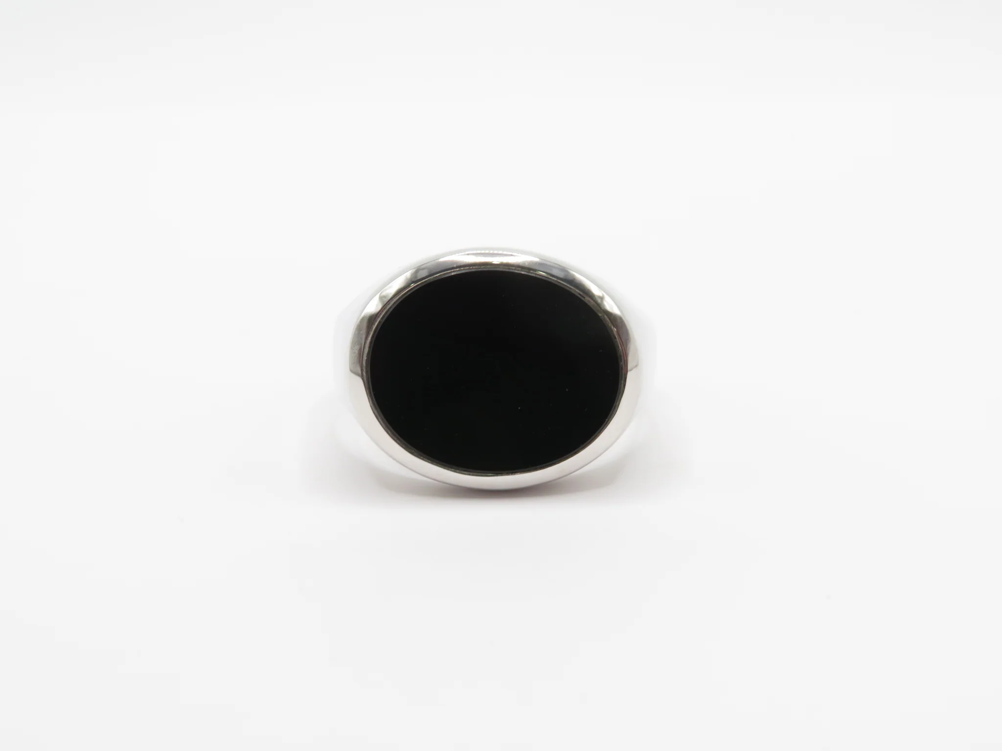 Sterling Silver East-West Onyx Ring - Image 3