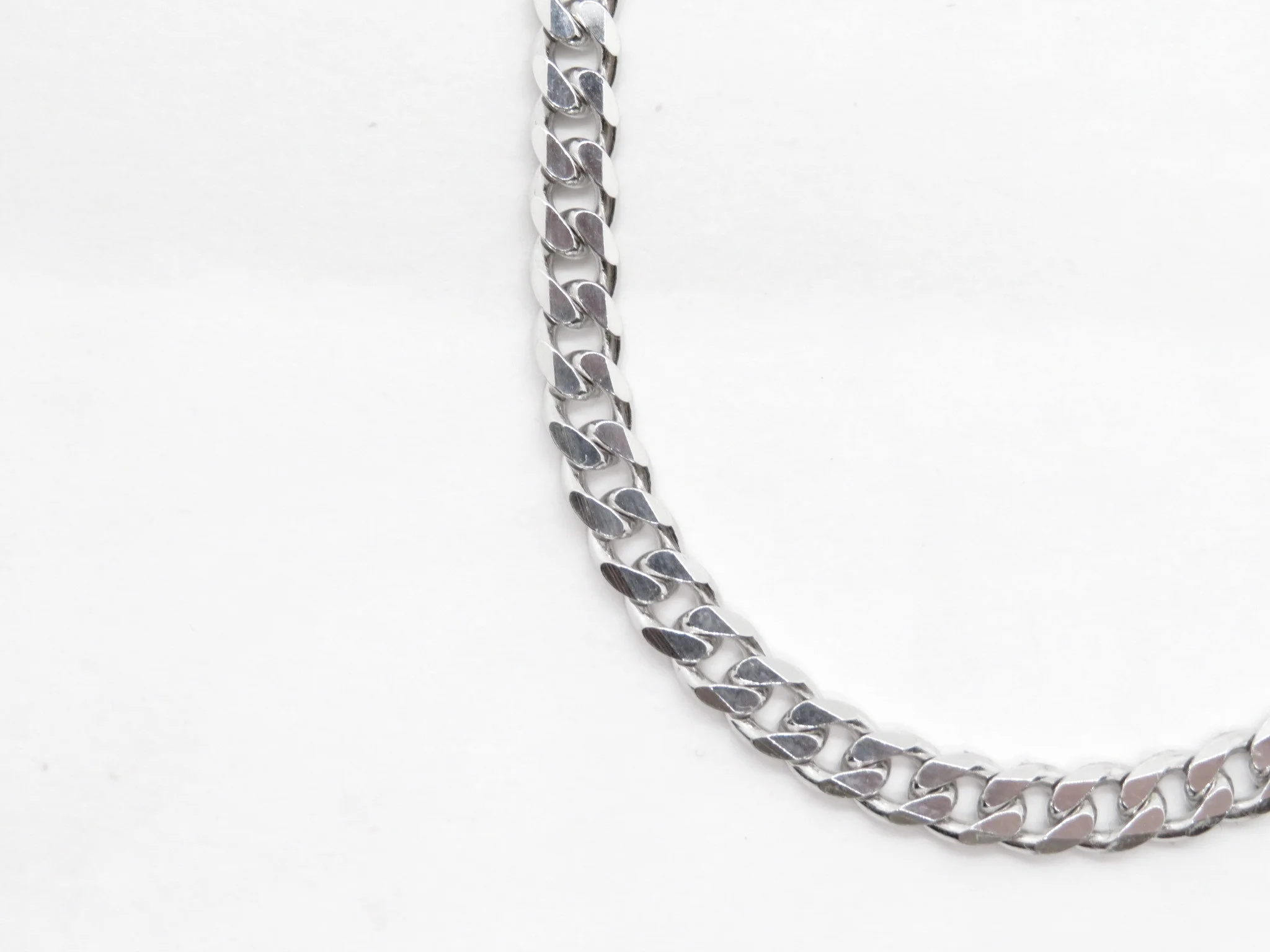 Sterling Silver Heavy Curb Chain - Image 4
