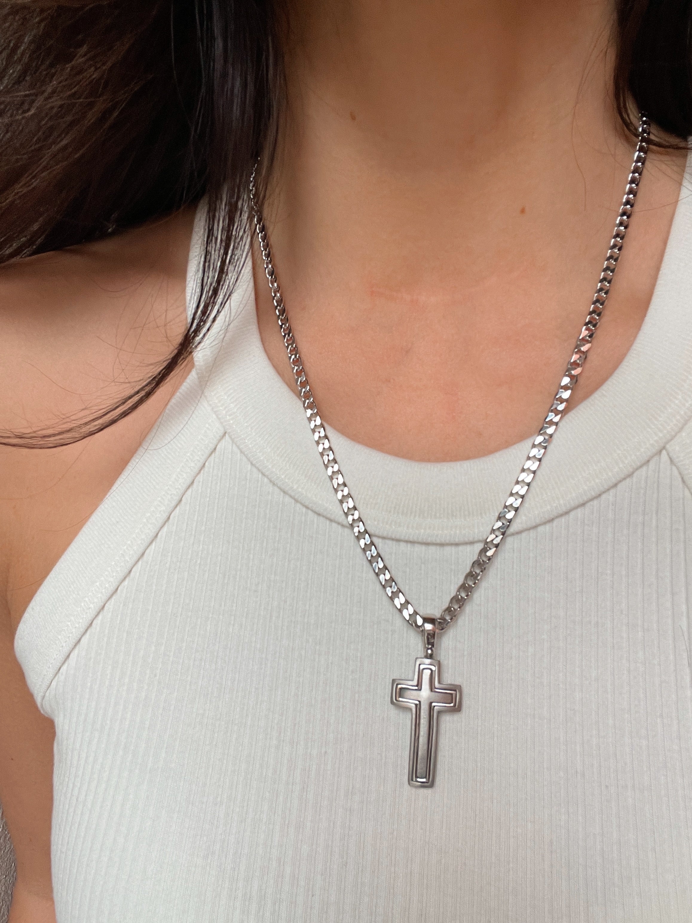 Sterling Silver Heavy Curb Chain - Image 5