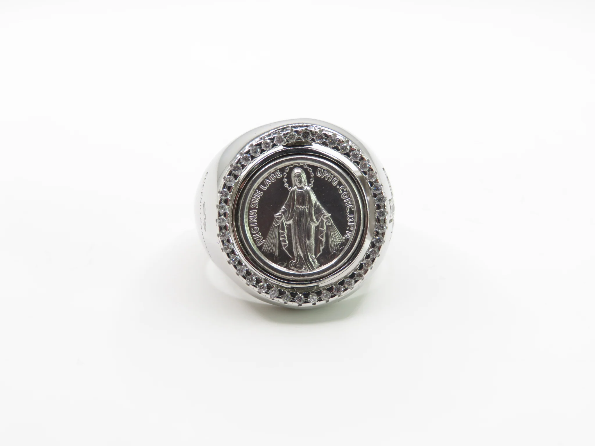 Sterling Silver Our Lady of Grace Ring