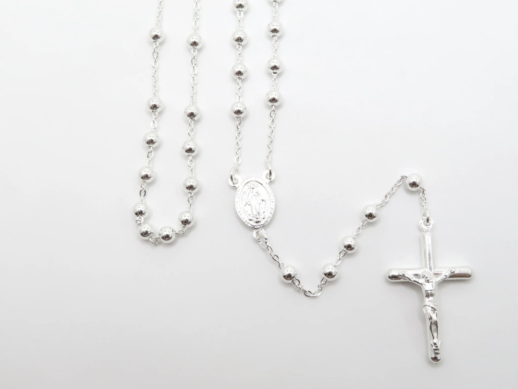 Sterling Silver Large Rosary - Image 4