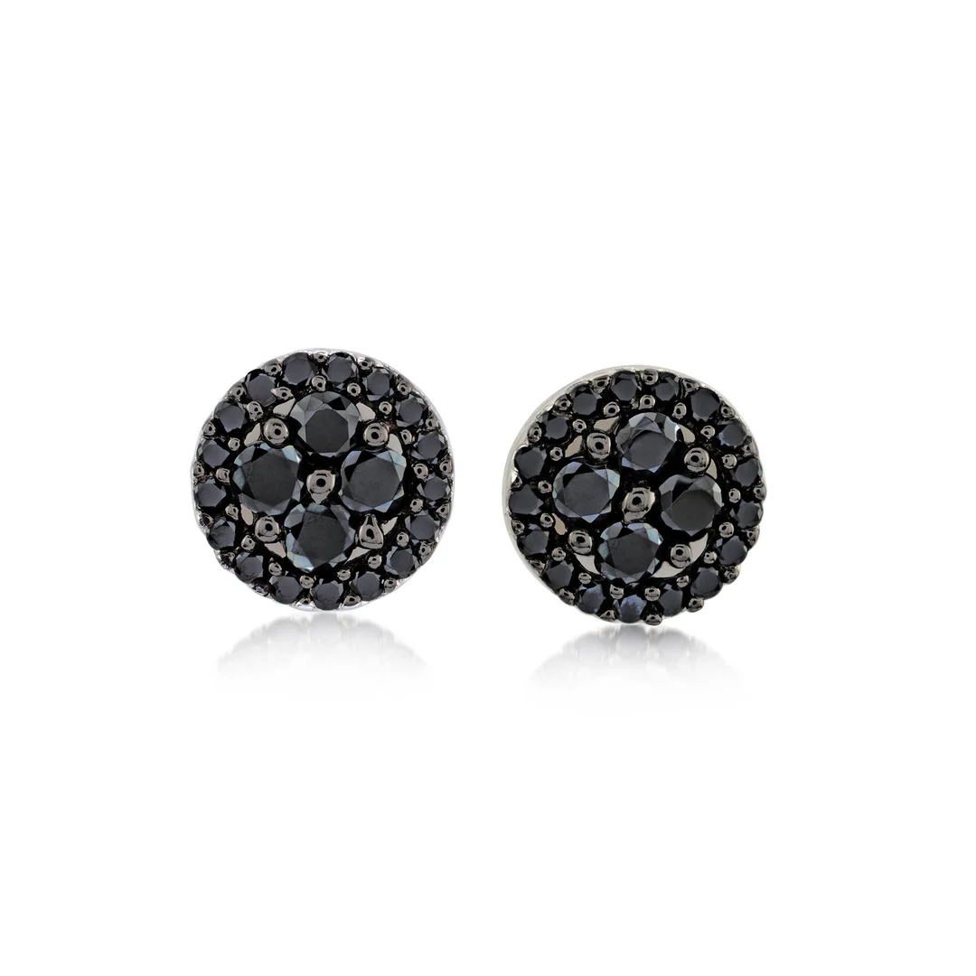 Sterling Silver Round Cubic Zirconia Studs - Image 4