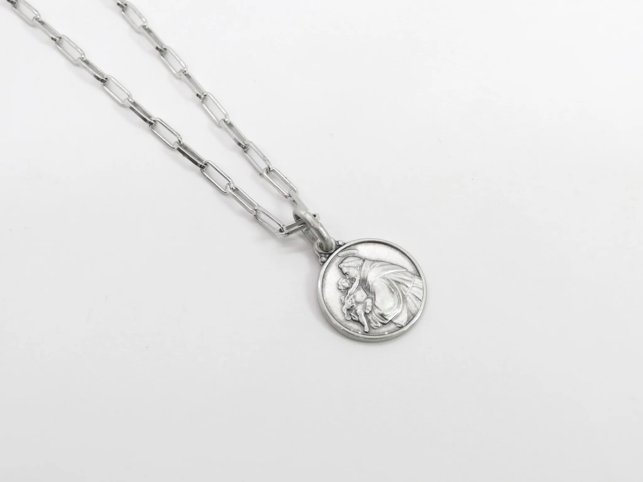 Sterling Silver St Anthony Medallion - Image 2