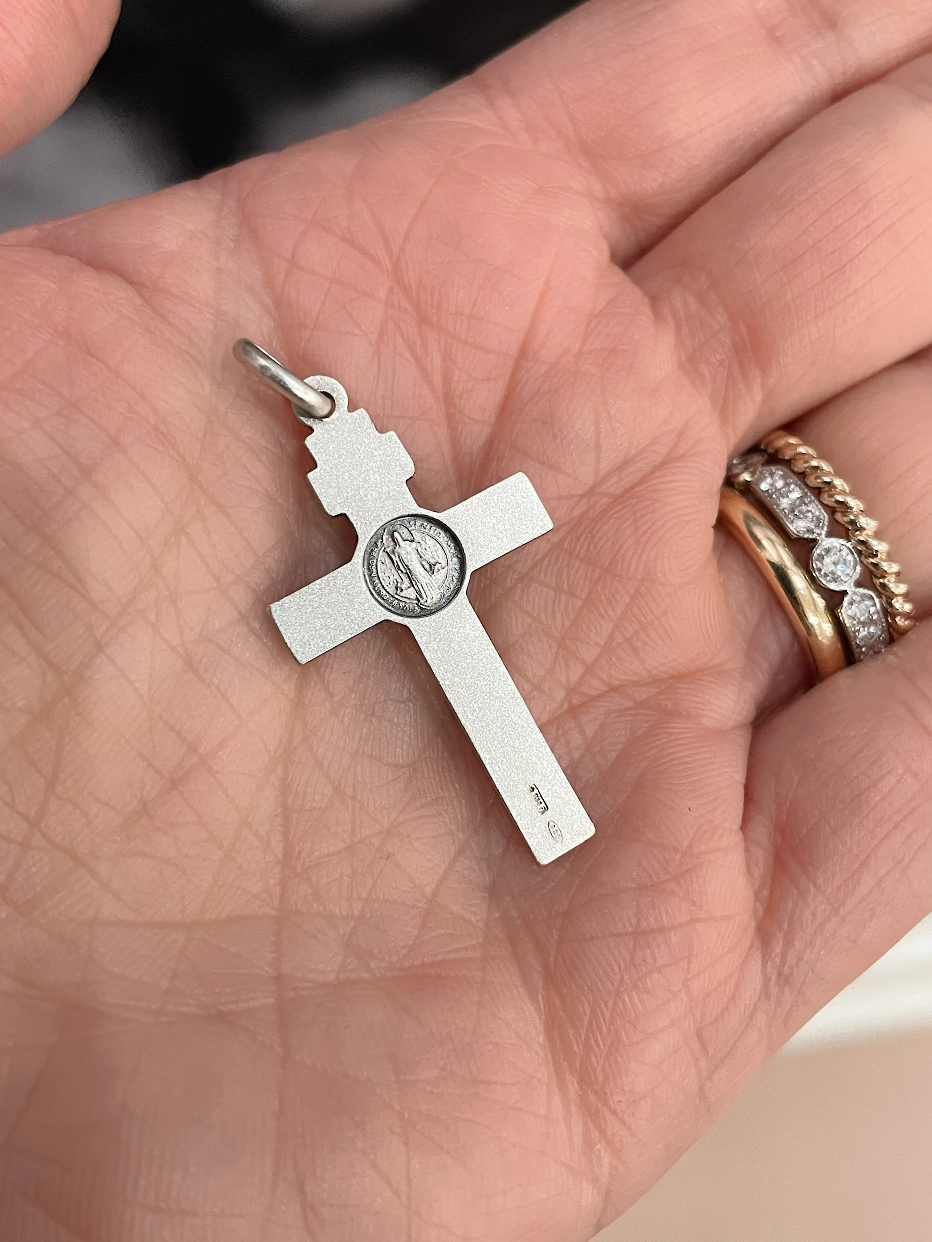 Sterling Silver St Benedict Cross Pendant - Image 5