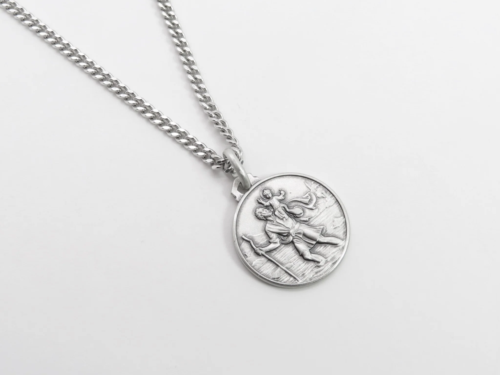 Sterling Silver St. Christopher Medallion - Image 3