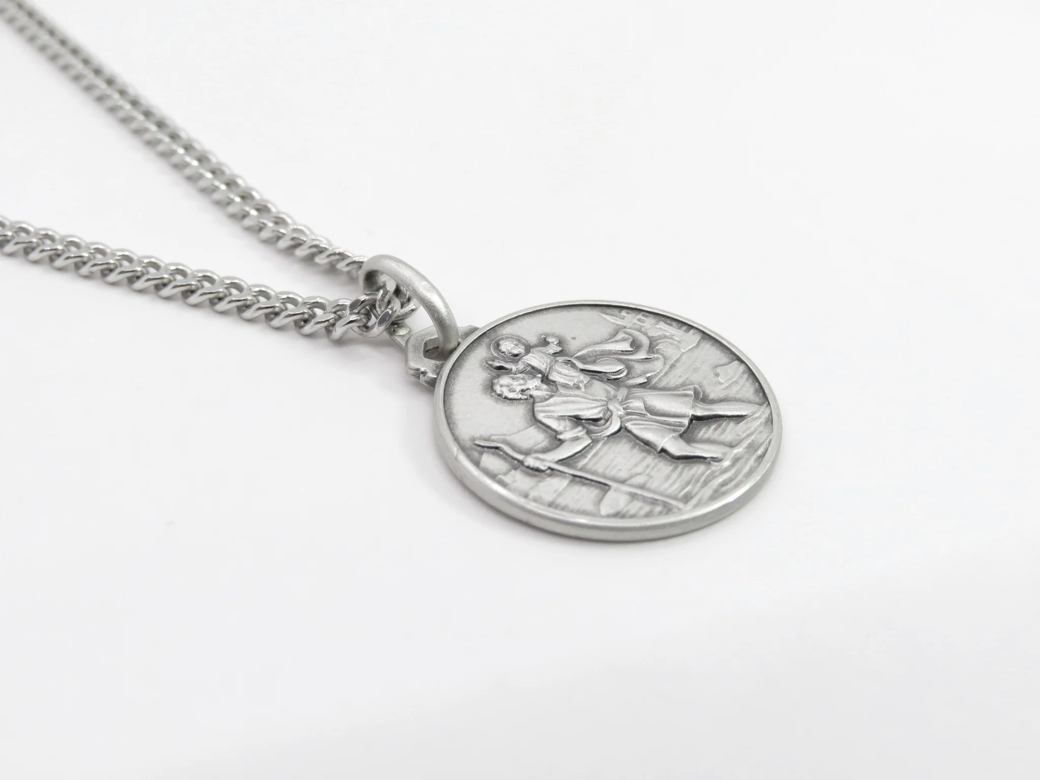 Sterling Silver St. Christopher Medallion - Image 4