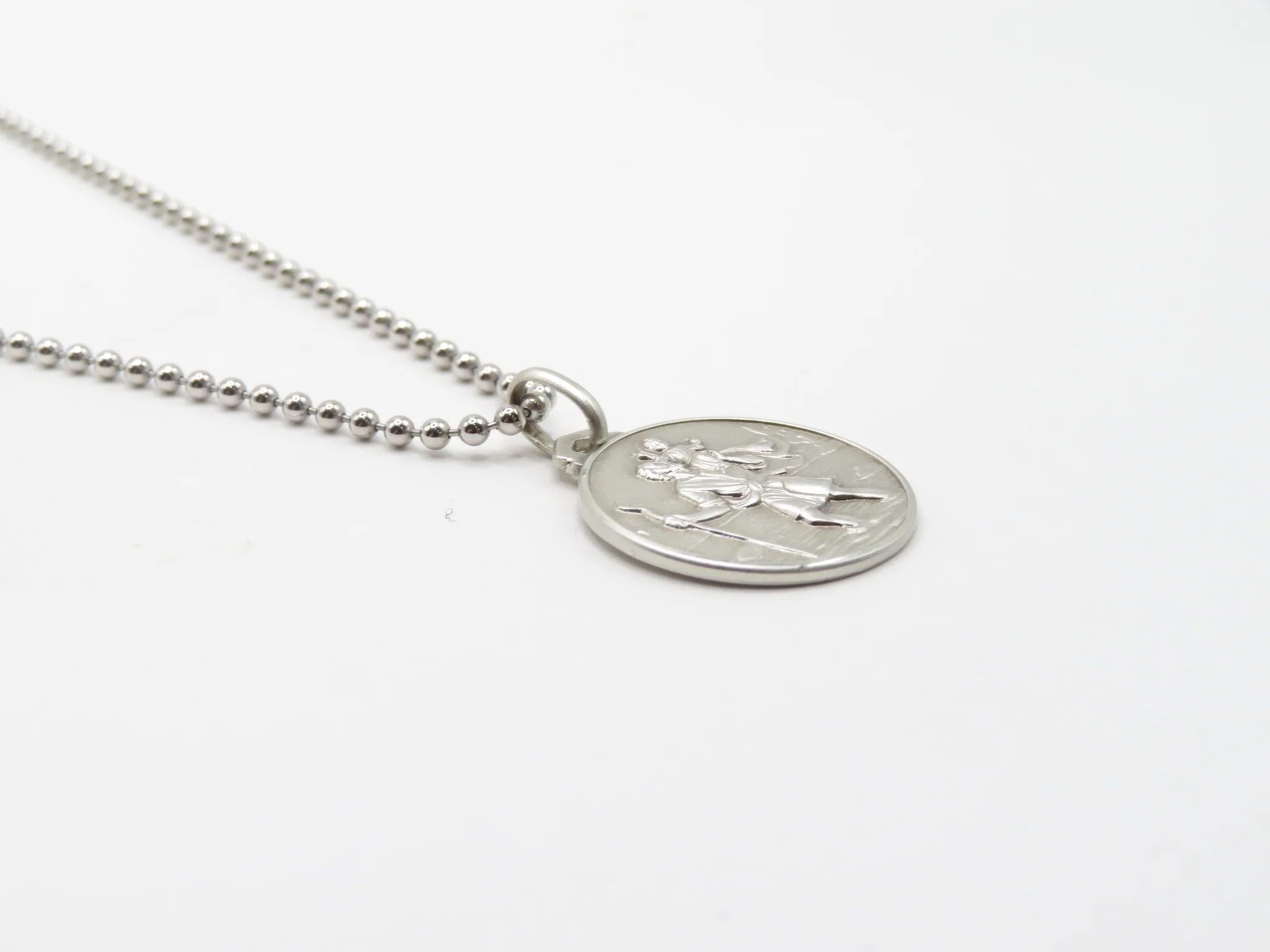 Sterling Silver St. Christopher Medallion - Image 5