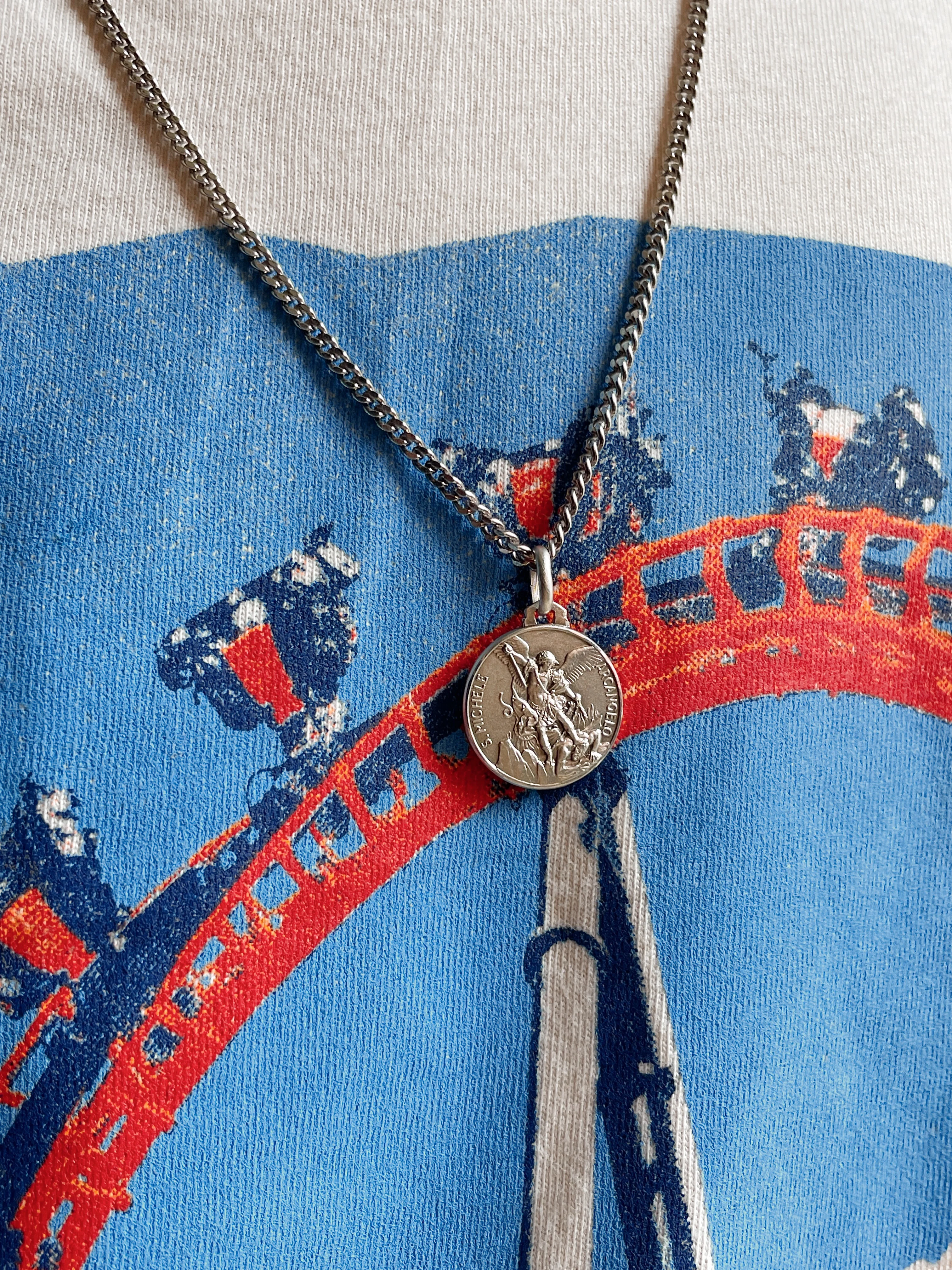 Sterling Silver St. Michael Medal - Image 6