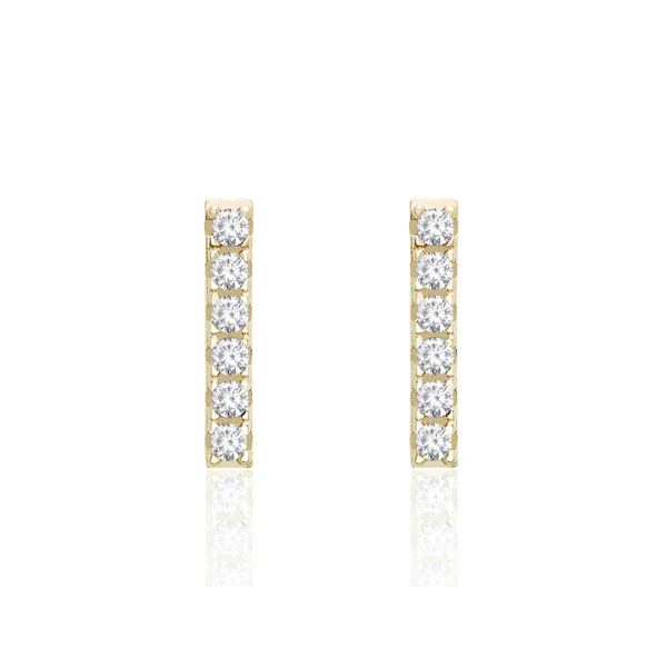 Sterling Silver Staple Studs - Image 3