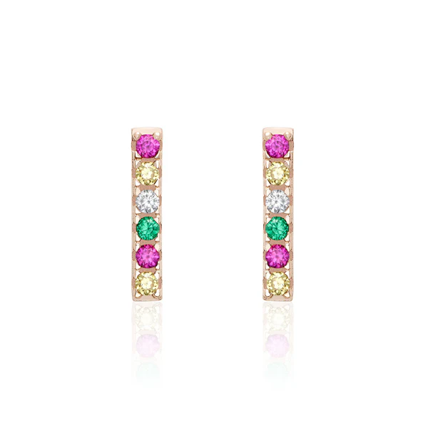 Sterling Silver Staple Studs - Image 5