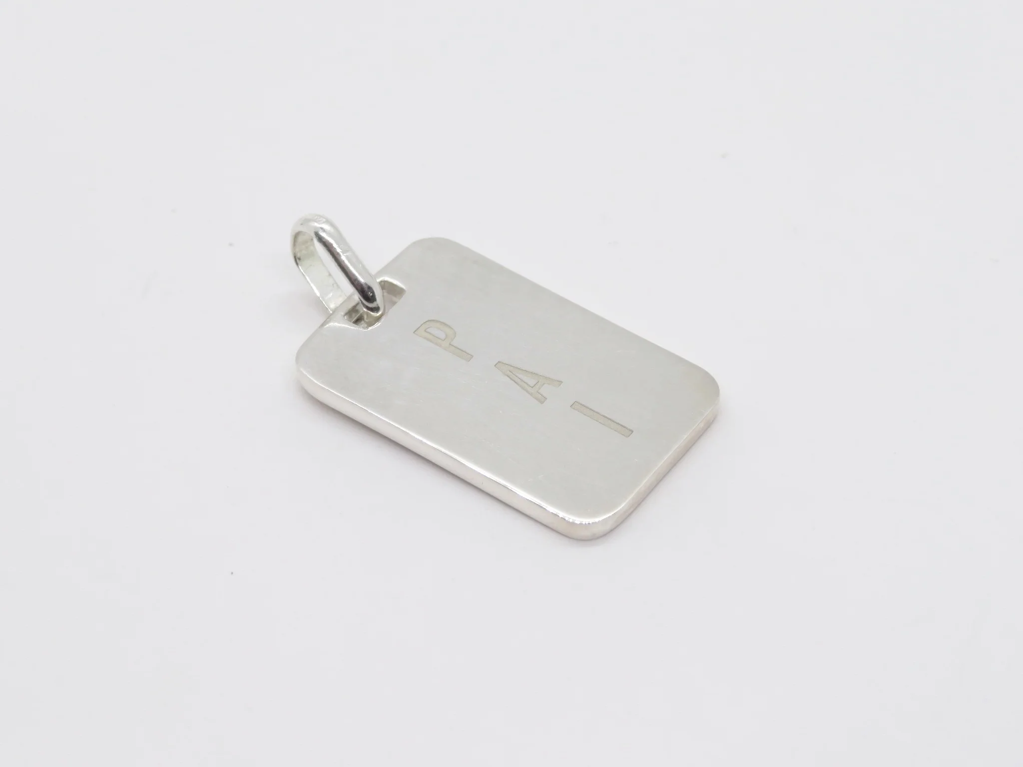 Sterling Silver Dad / Pai Tag Pendant - Image 2