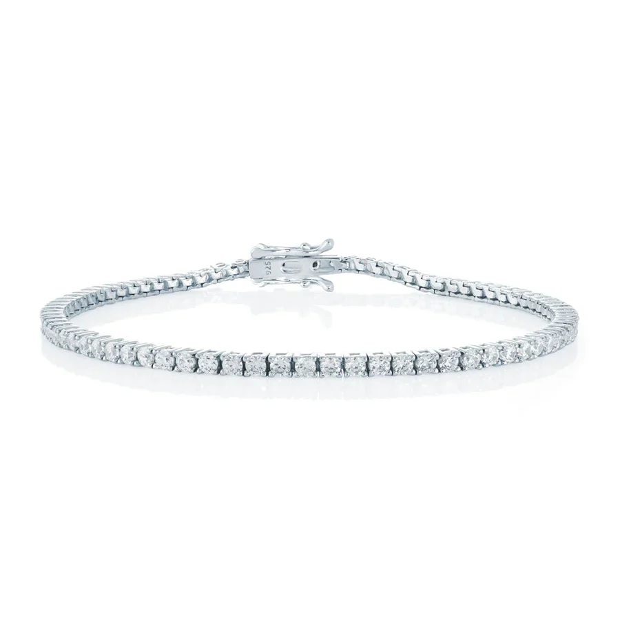 Sterling Silver Tennis Bracelet