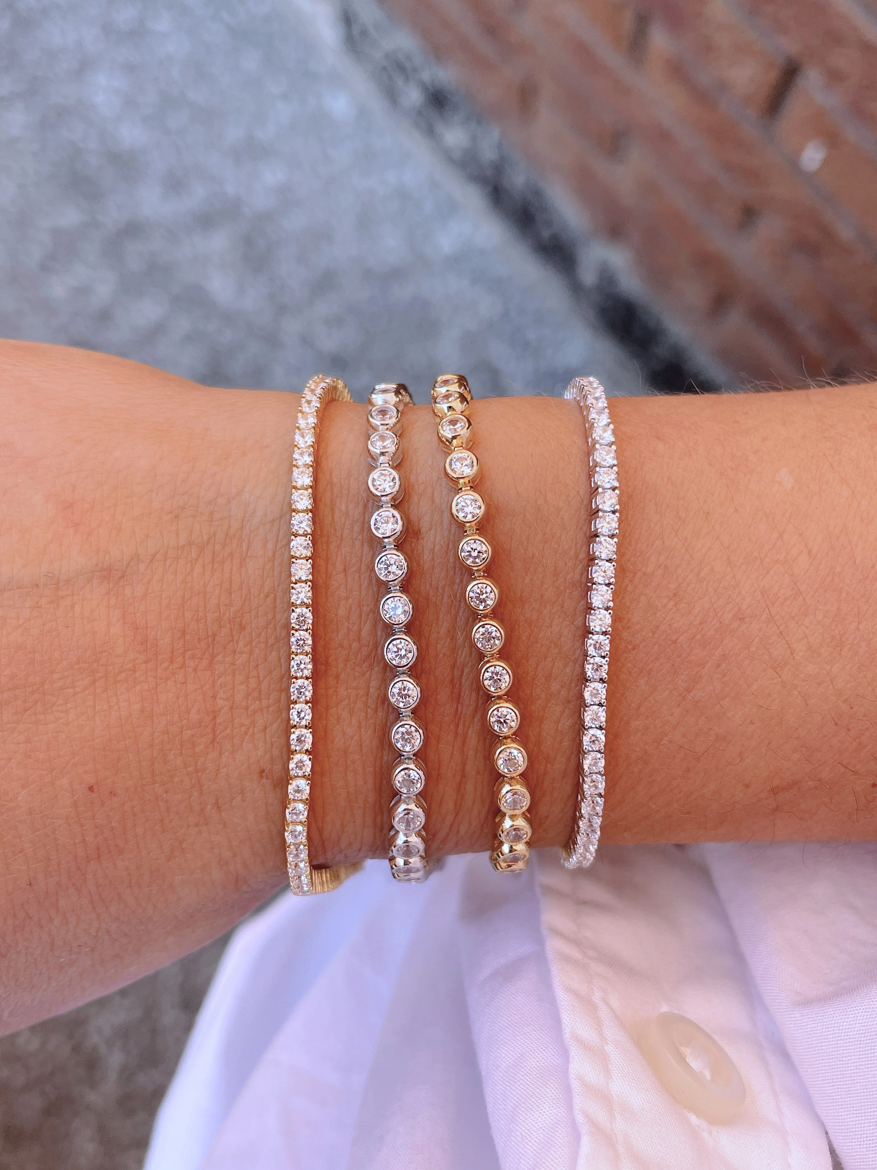 Sterling Silver Tennis Bracelet - Image 6