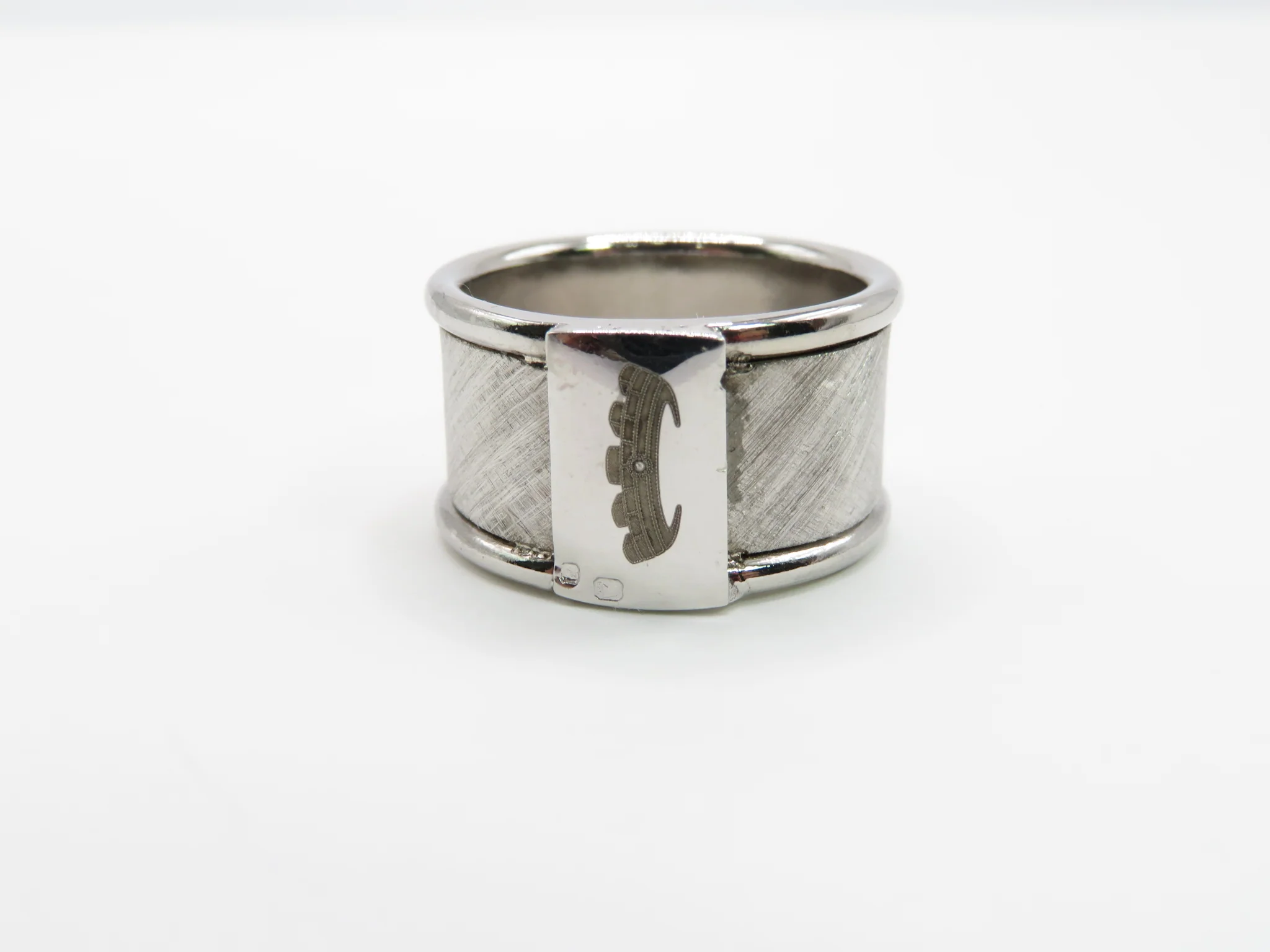 Sterling Silver Textured Band - Image 3