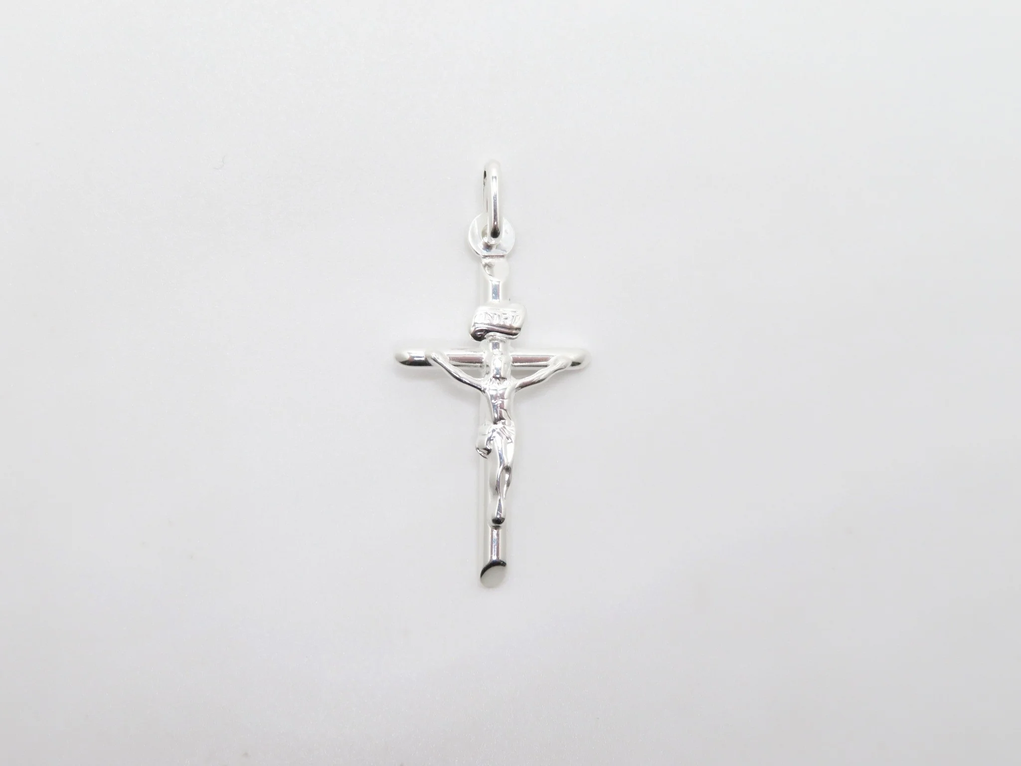 Sterling Silver Beveled Cross - Image 4