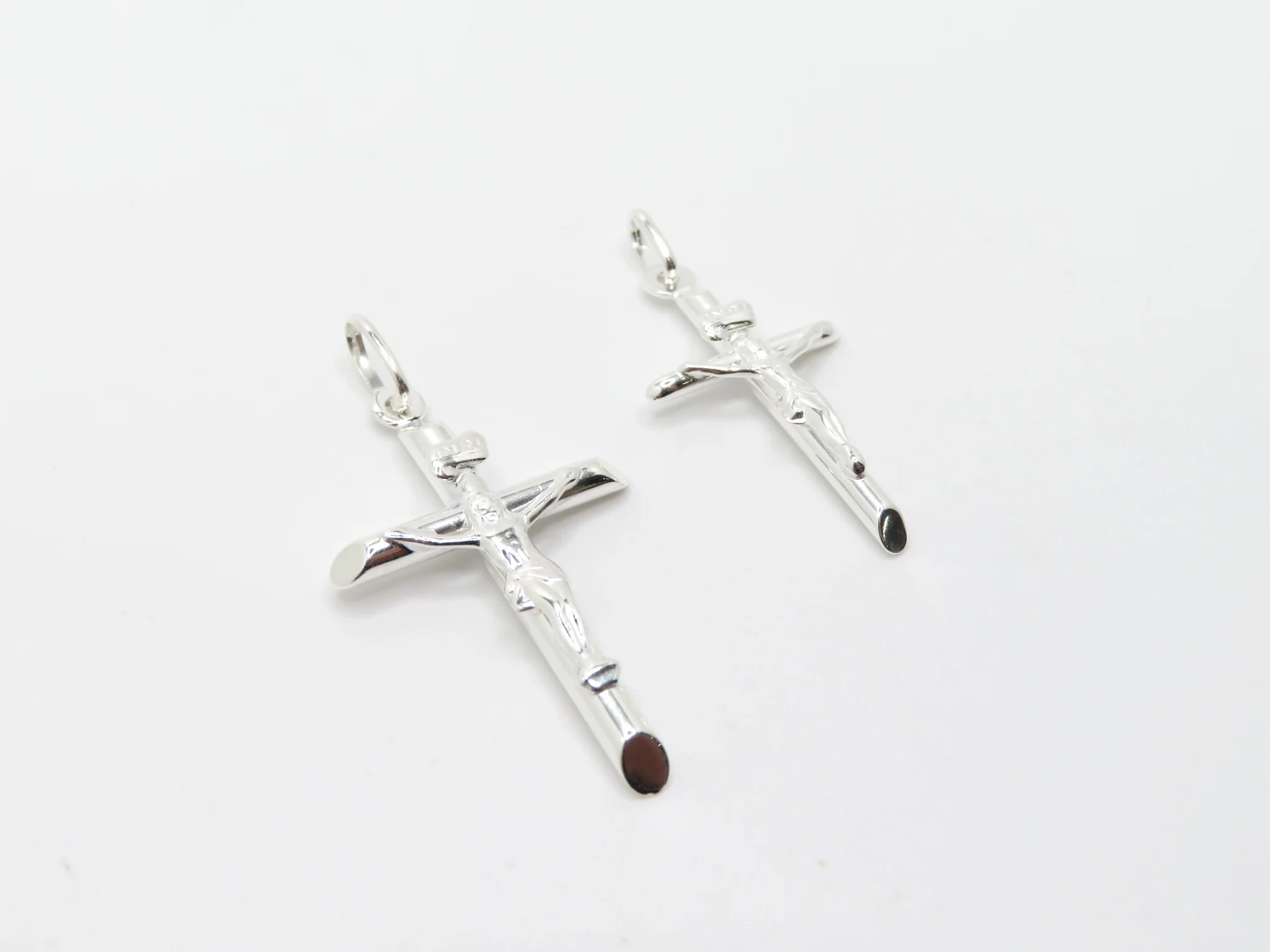 Sterling Silver Beveled Cross - Image 6