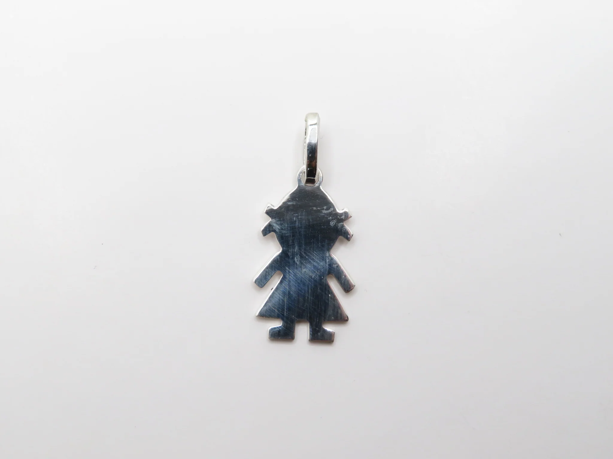 Sterling Silver Children Cutout Pendant