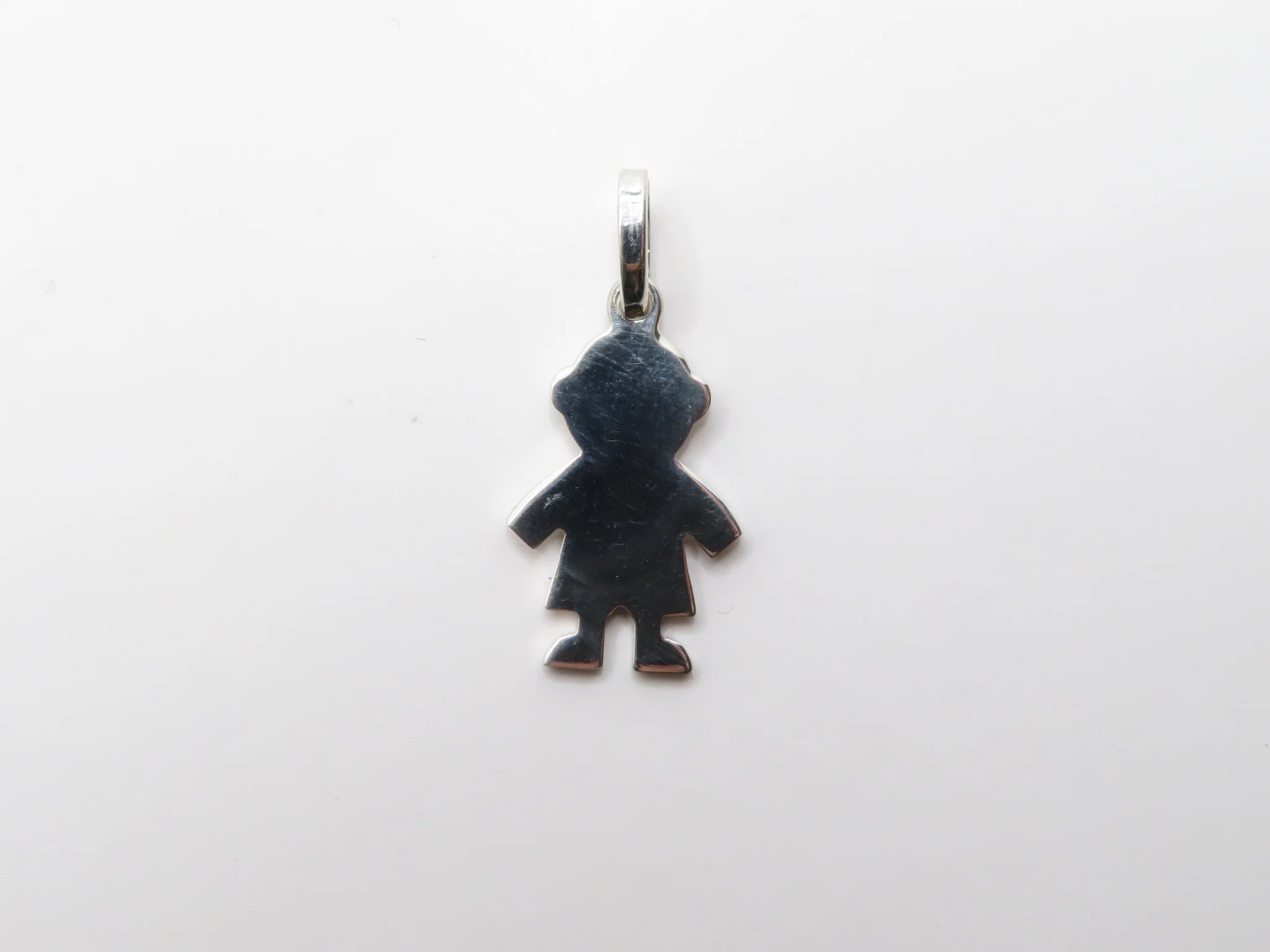 Sterling Silver Children Cutout Pendant - Image 3